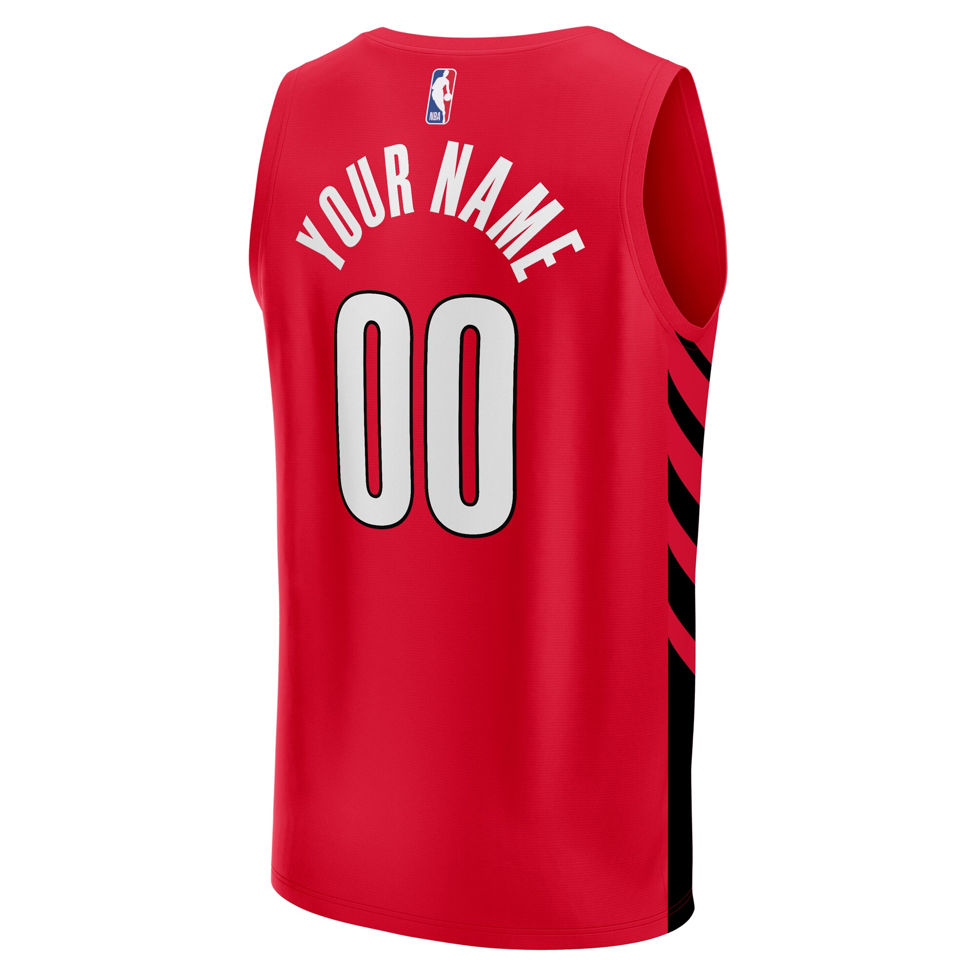 Portland Trail Blazers Fanatics Youth Fast Break Replica Custom Jersey - Statement Edition - Red