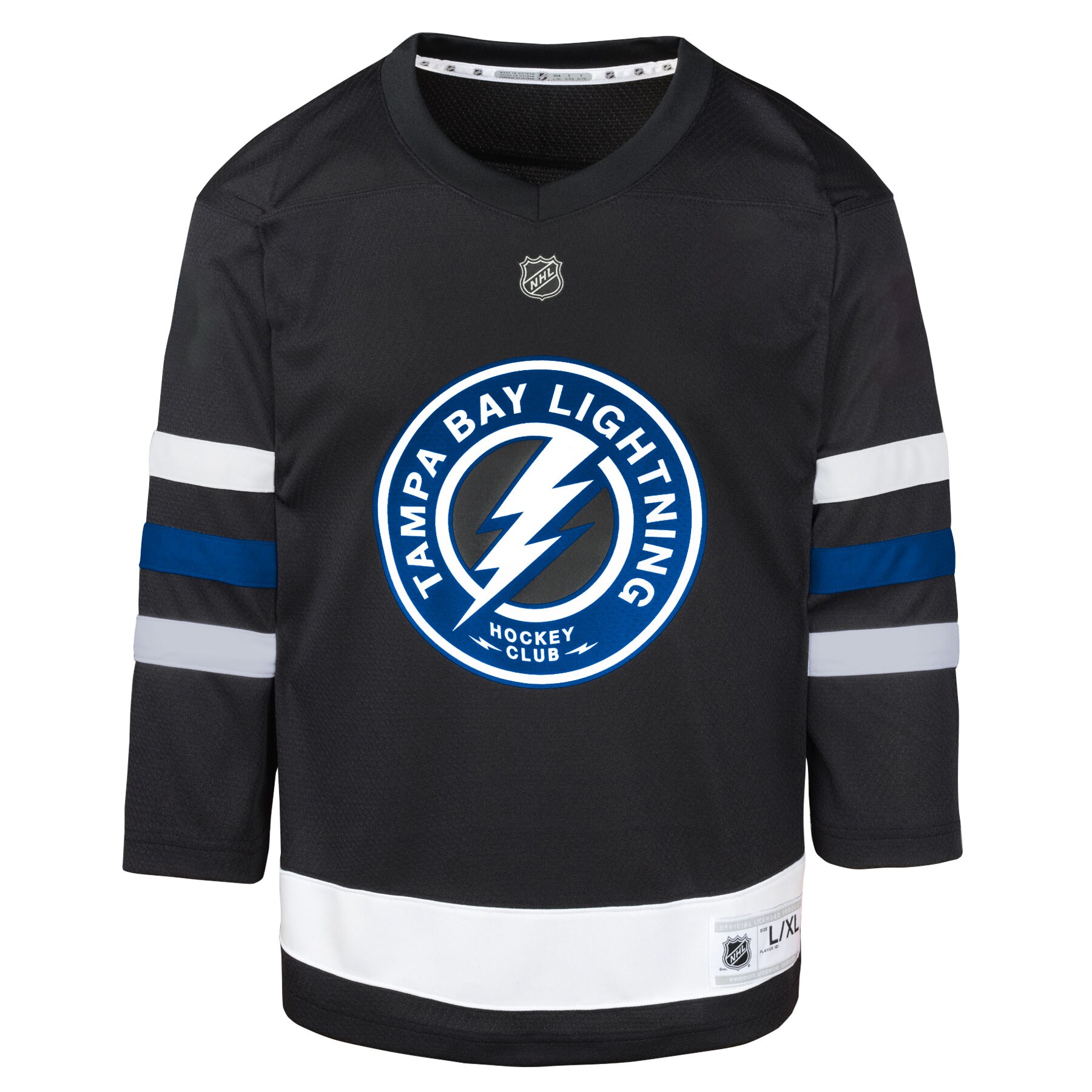 Tampa Bay Lightning Toddler Alternate Replica Jersey - Black
