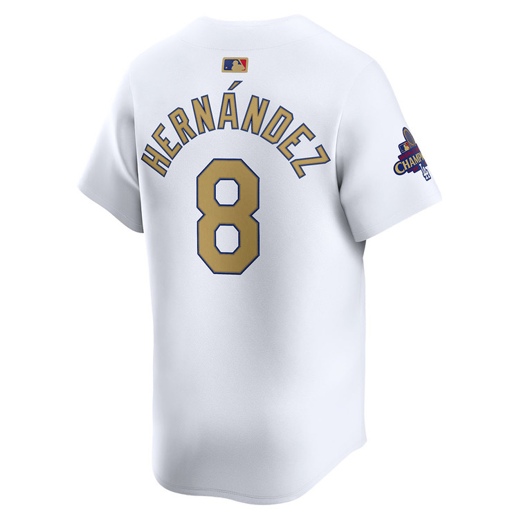 Enrique Hernandez Los Angeles Dodgers Home 2025 Gold Collection Limited Jersey