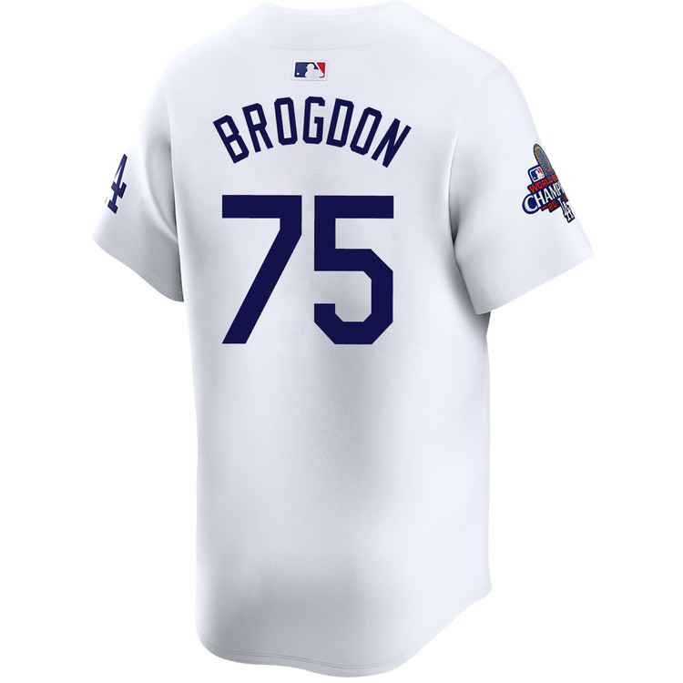 Connor Brogdon Los Angeles Dodgers Home Limited World Series Champions Jersey