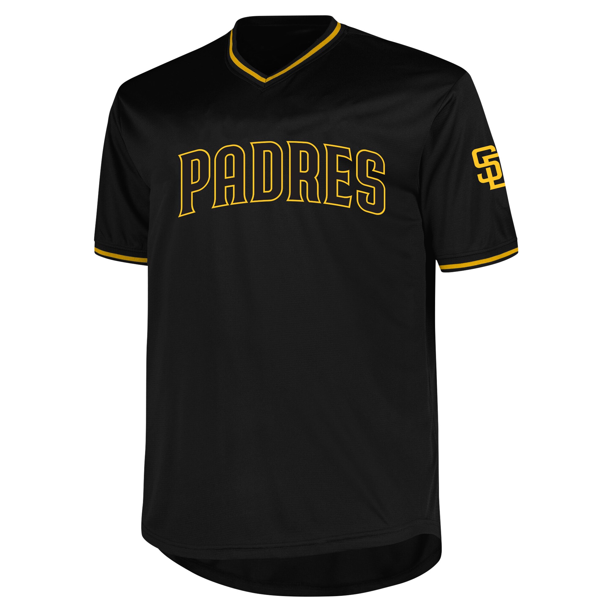 San Diego Padres Profile Big & Tall Pop Fashion Jersey - Black