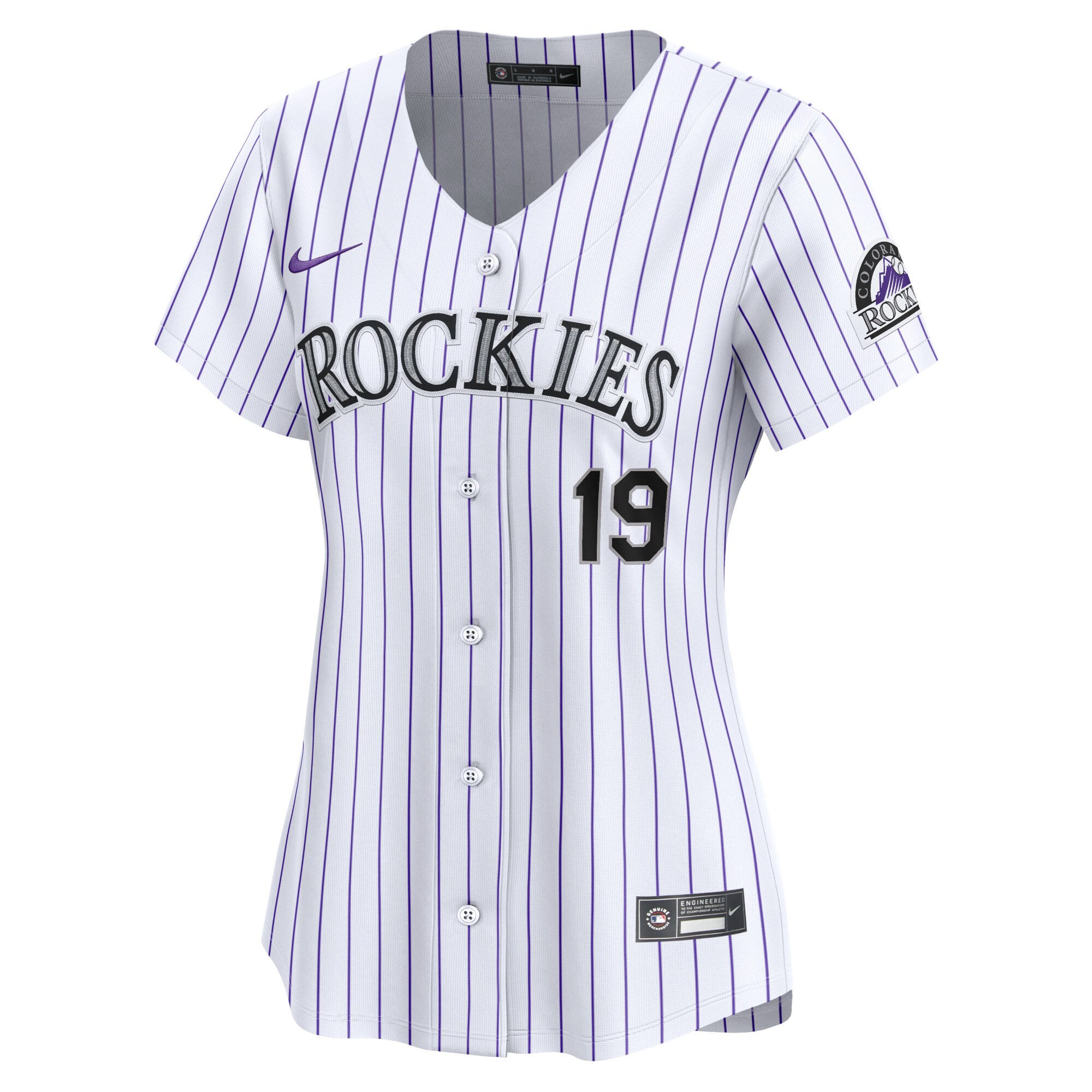 Charlie Blackmon Colorado Rockies Women's Home Limited Player Jersey - White