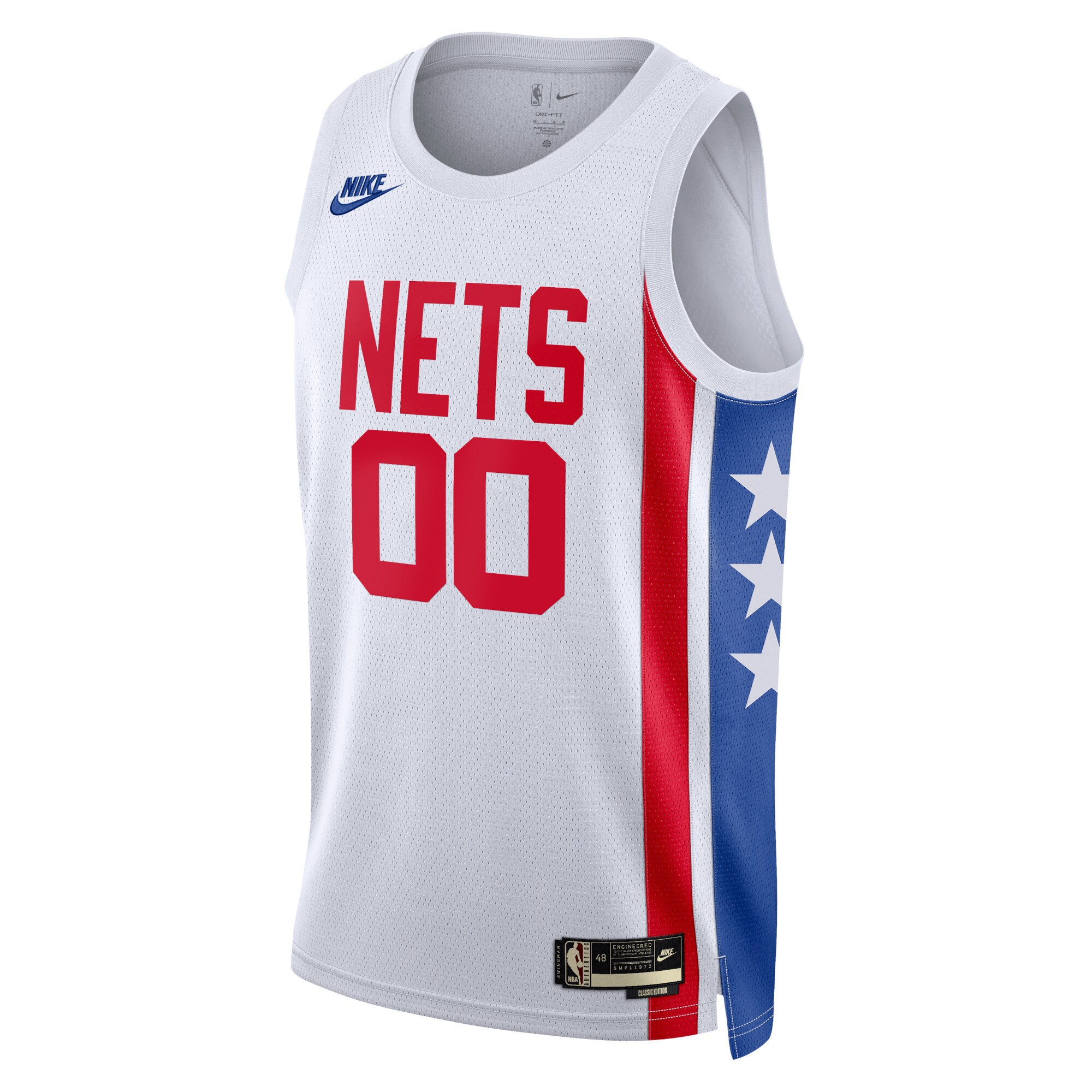 Brooklyn Nets Unisex 2022\/23 Custom Swingman Jersey - Classic Edition - White
