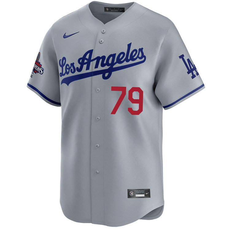 Nick Frasso Los Angeles Dodgers Road Limited World Series Champions Jersey