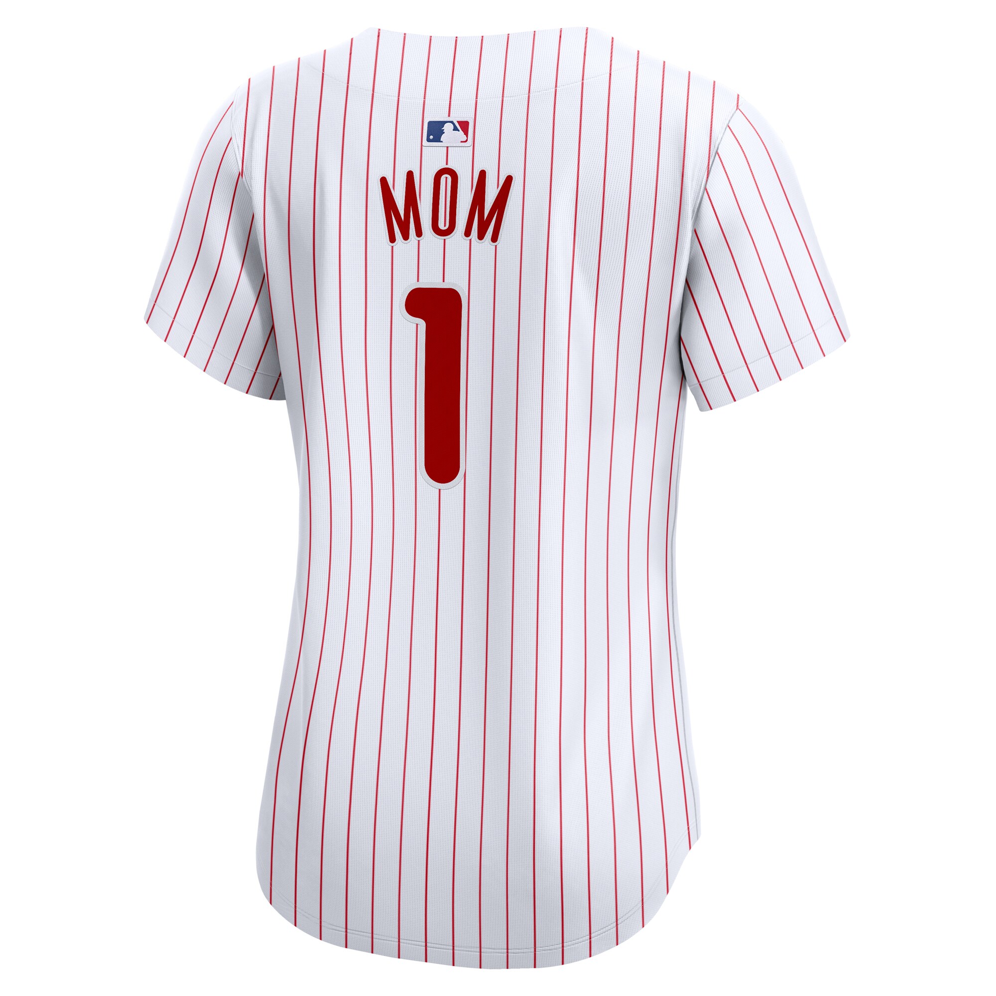 Philadelphia Phillies  Women's #1 Mom Home Limited Jersey - White