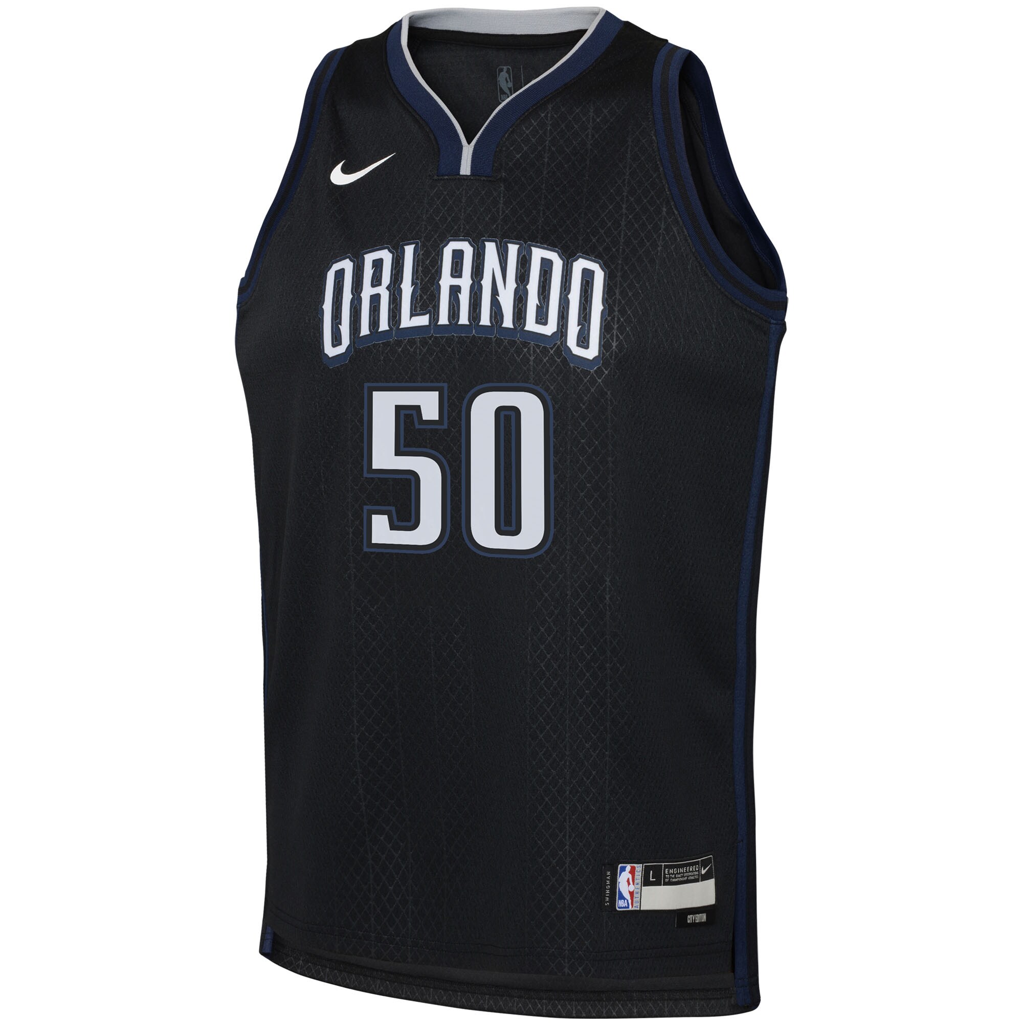 Cole Anthony Orlando Magic Youth 2022\/23 Swingman Jersey - City Edition - Black