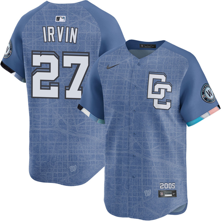 Jake Irvin Washington Nationals City Connect 2.0 Limited Jersey