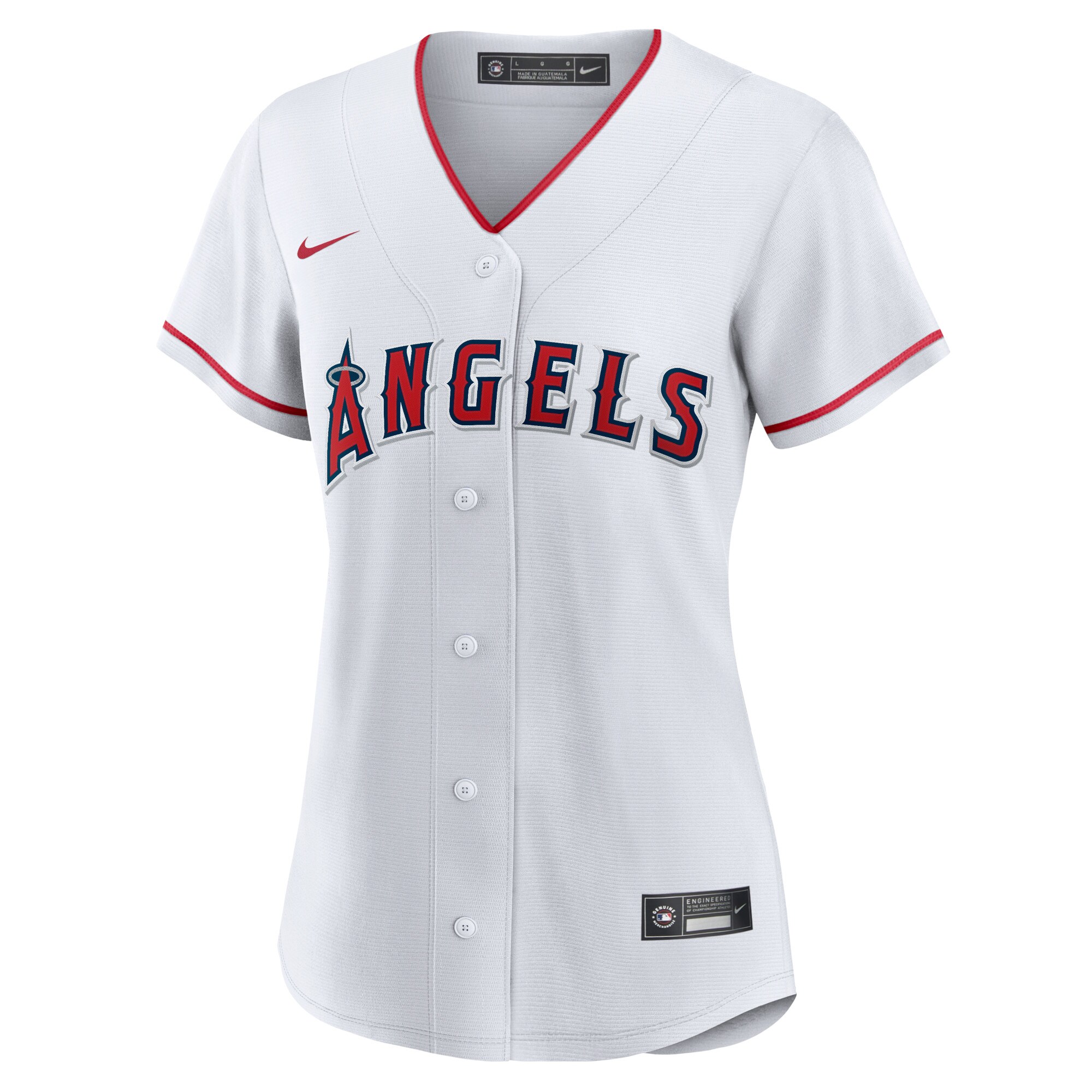 Los Angeles Angels  Women's Home Blank Replica Jersey - White