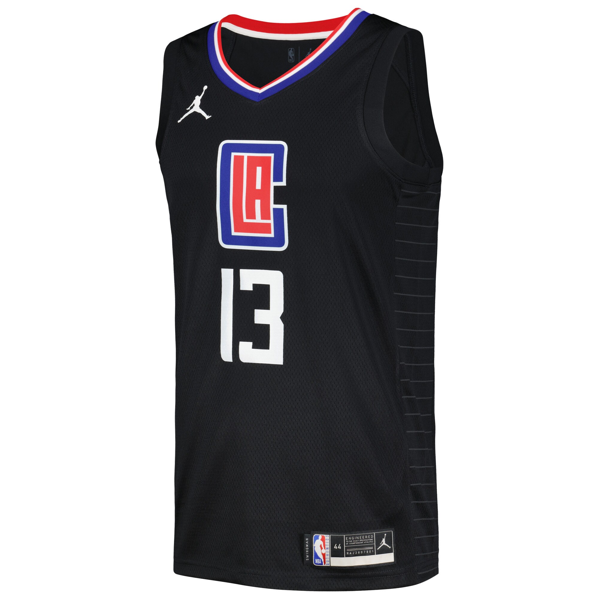 Paul George LA Clippers Jordan Brand Swingman Player Jersey - Statement Edition - Black