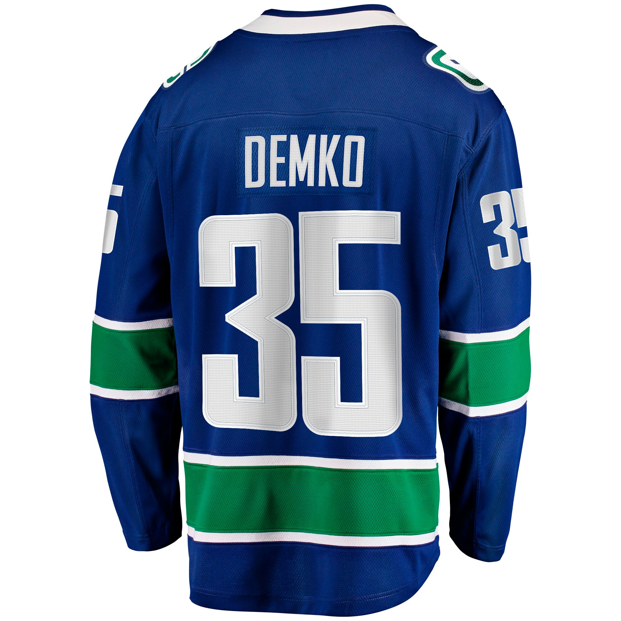 Thatcher Demko Vancouver Canucks Fanatics Home Breakaway Jersey - Blue
