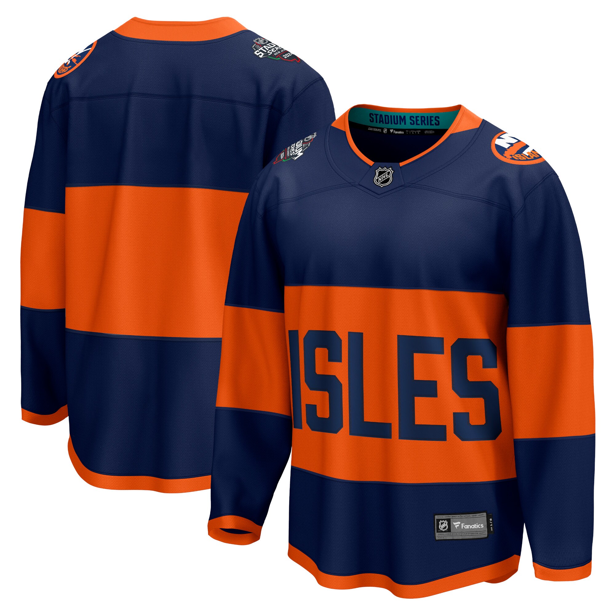 New York Islanders Fanatics 2024 NHL Stadium Series Breakaway Jersey Navy