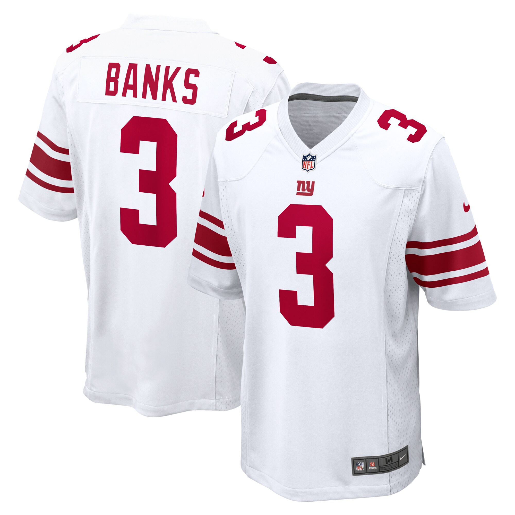 Deonte Banks New York Giants   Game Jersey -  White