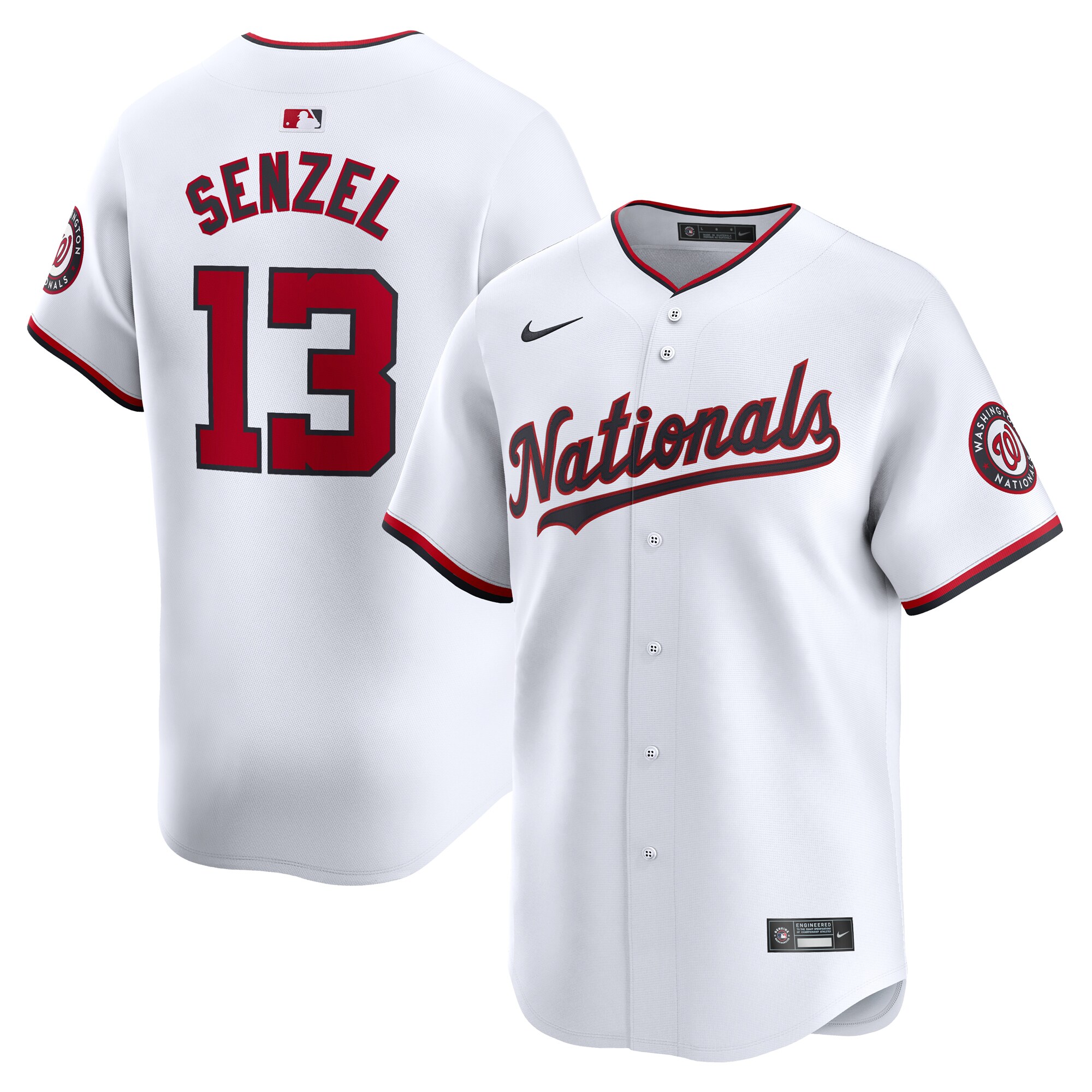 Nick Senzel Washington Nationals  Home Limited Player Jersey - White