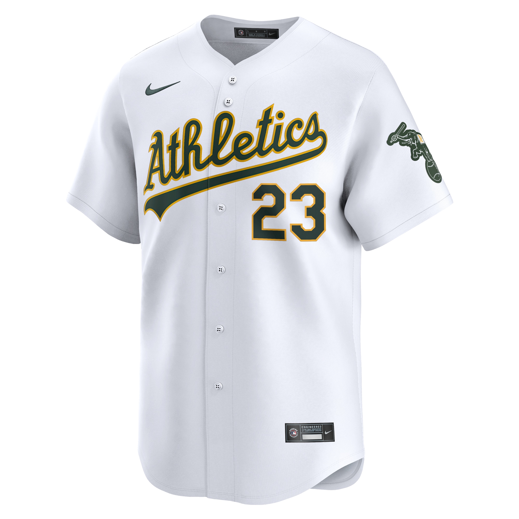 Shea Langeliers Oakland Athletics  Home Limited Player Jersey - White