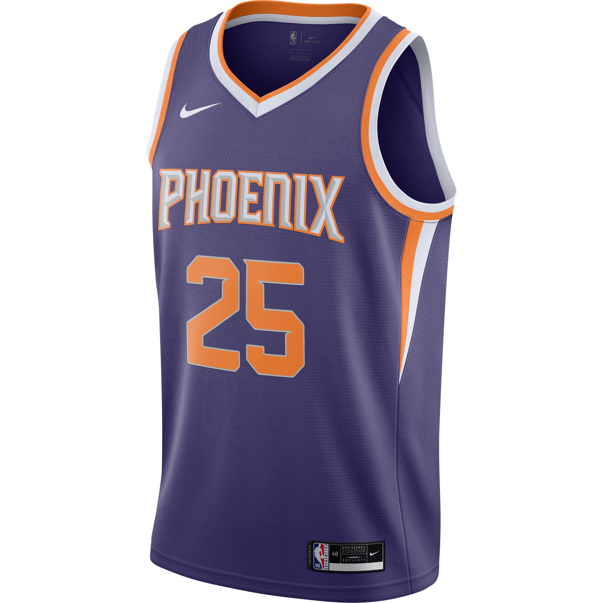 Mikal Bridges Phoenix Suns 2020\/21 Swingman Player Jersey - Icon Edition - Purple