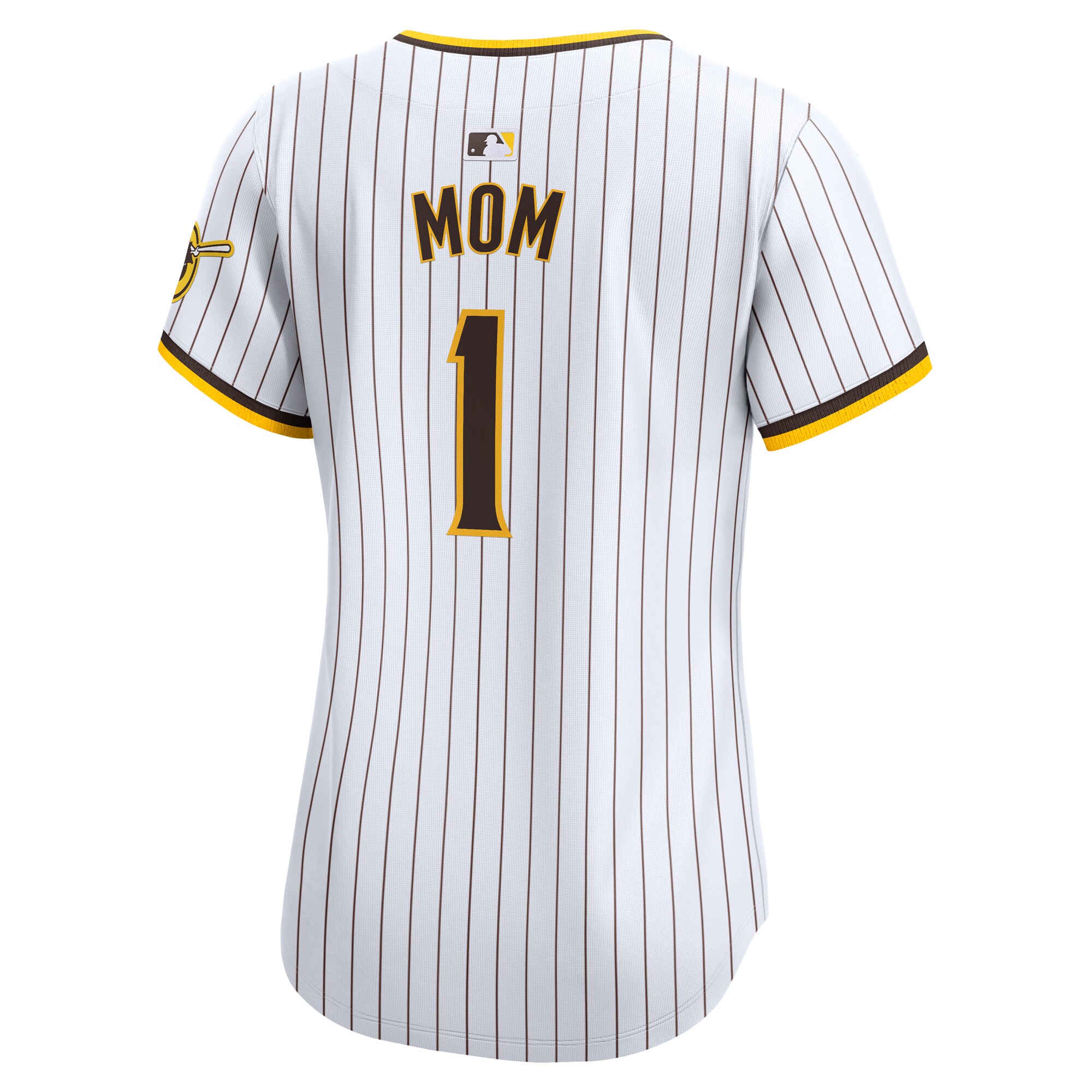 San Diego Padres  Women's #1 Mom Home Limited Jersey - White