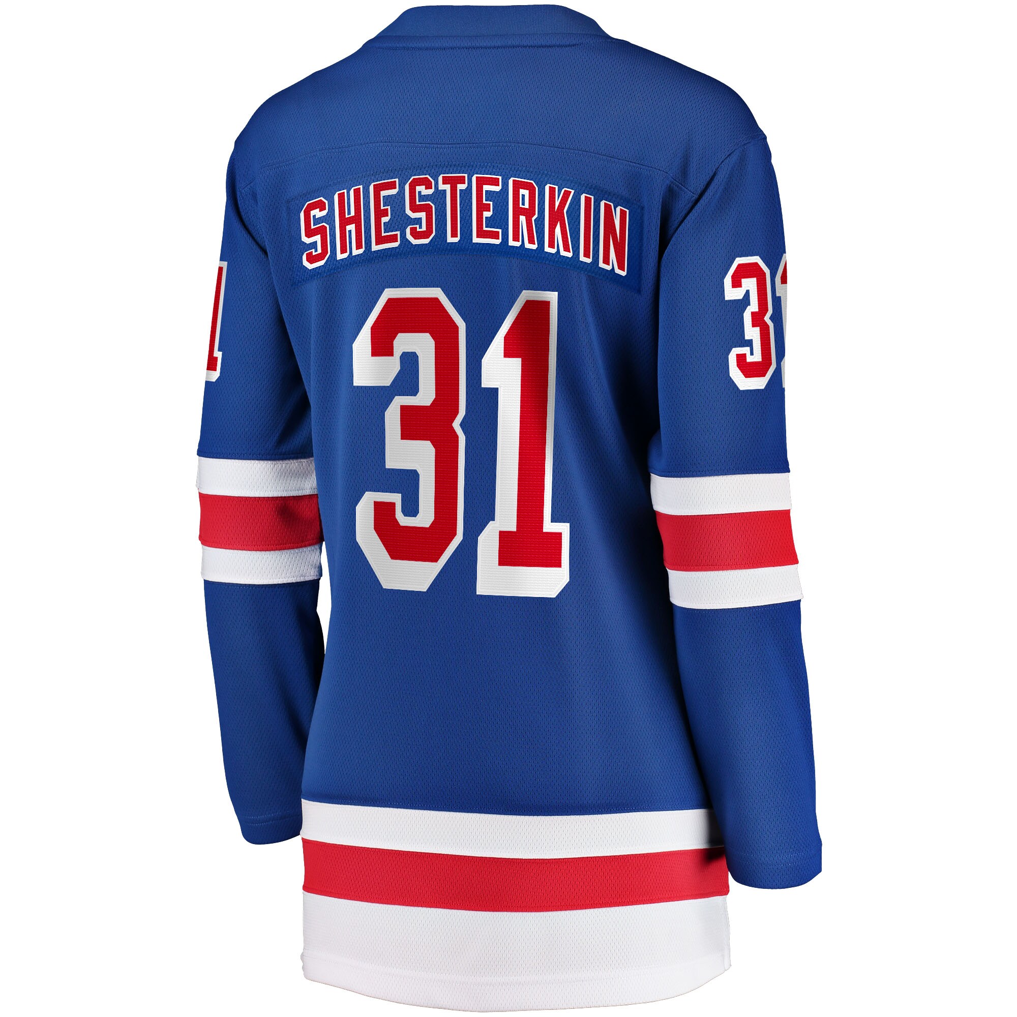 Igor Shesterkin New York Rangers Fanatics Women's Home Breakaway Jersey - Blue