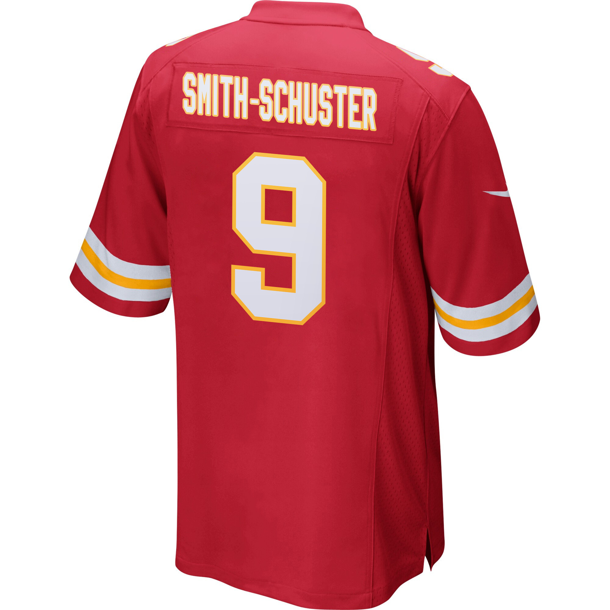 JuJu Smith-Schuster 9 Kansas City Chiefs Super Bowl LIX New Orleans Patch Game Men Jersey - Red