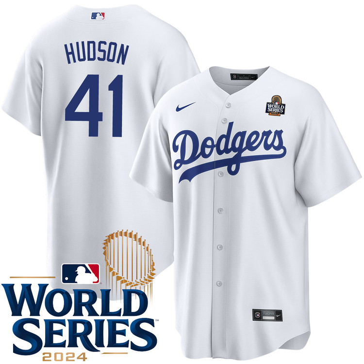Daniel Hudson Los Angeles Dodgers Home World Series Jersey