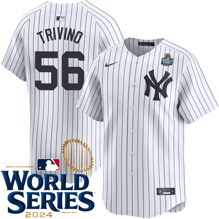 Lou Trivino New York Yankees Youth Home Limited World Series Jersey