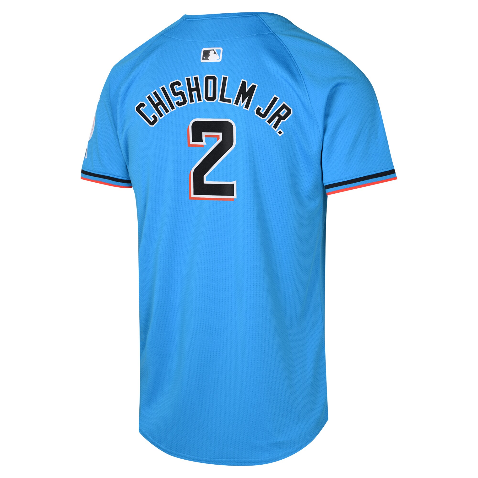 Jazz Chisholm Jr. Miami Marlins  Youth Alternate Limited Player Jersey Blue