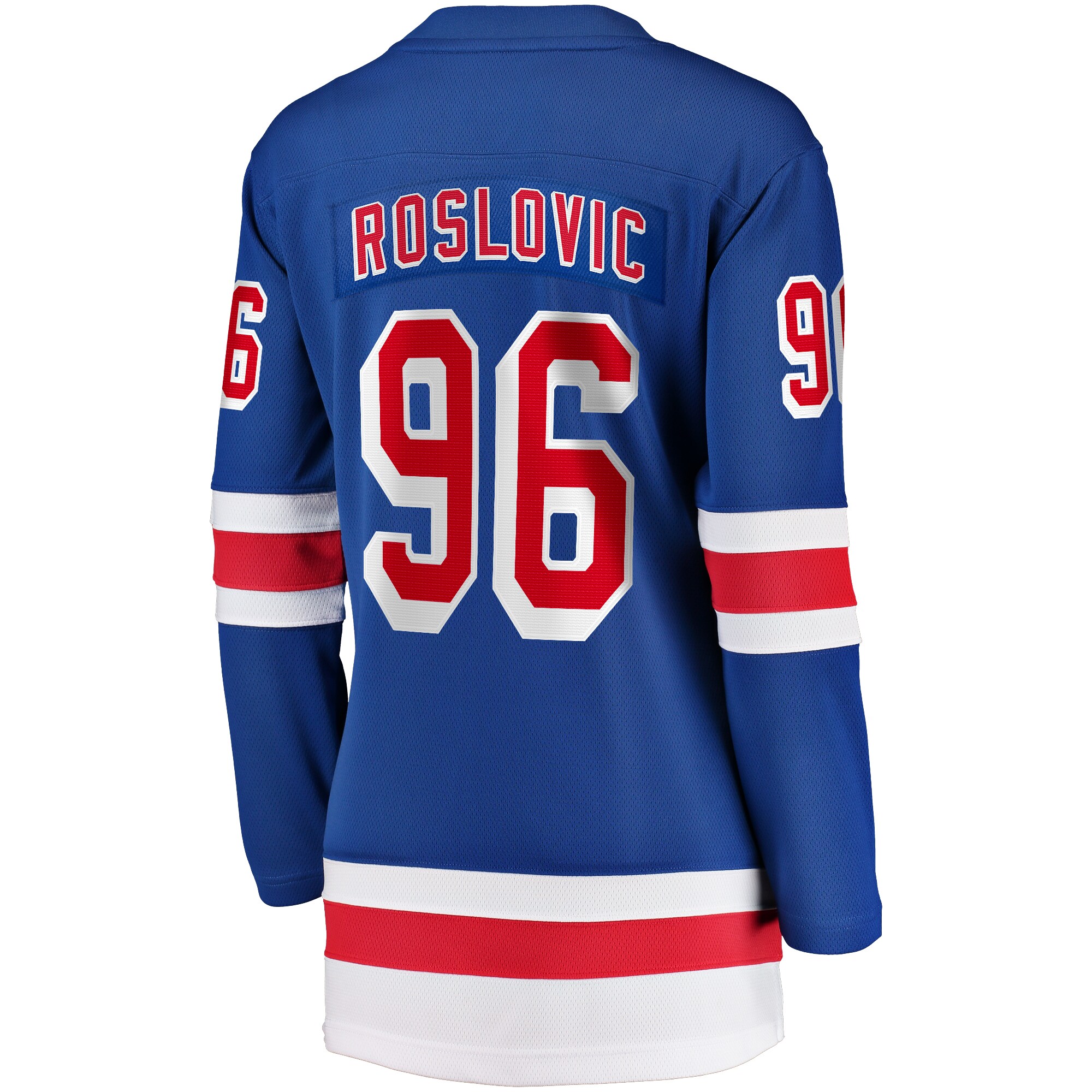 Jack Roslovic New York Rangers Fanatics Women's Home Breakaway Player Jersey - Blue
