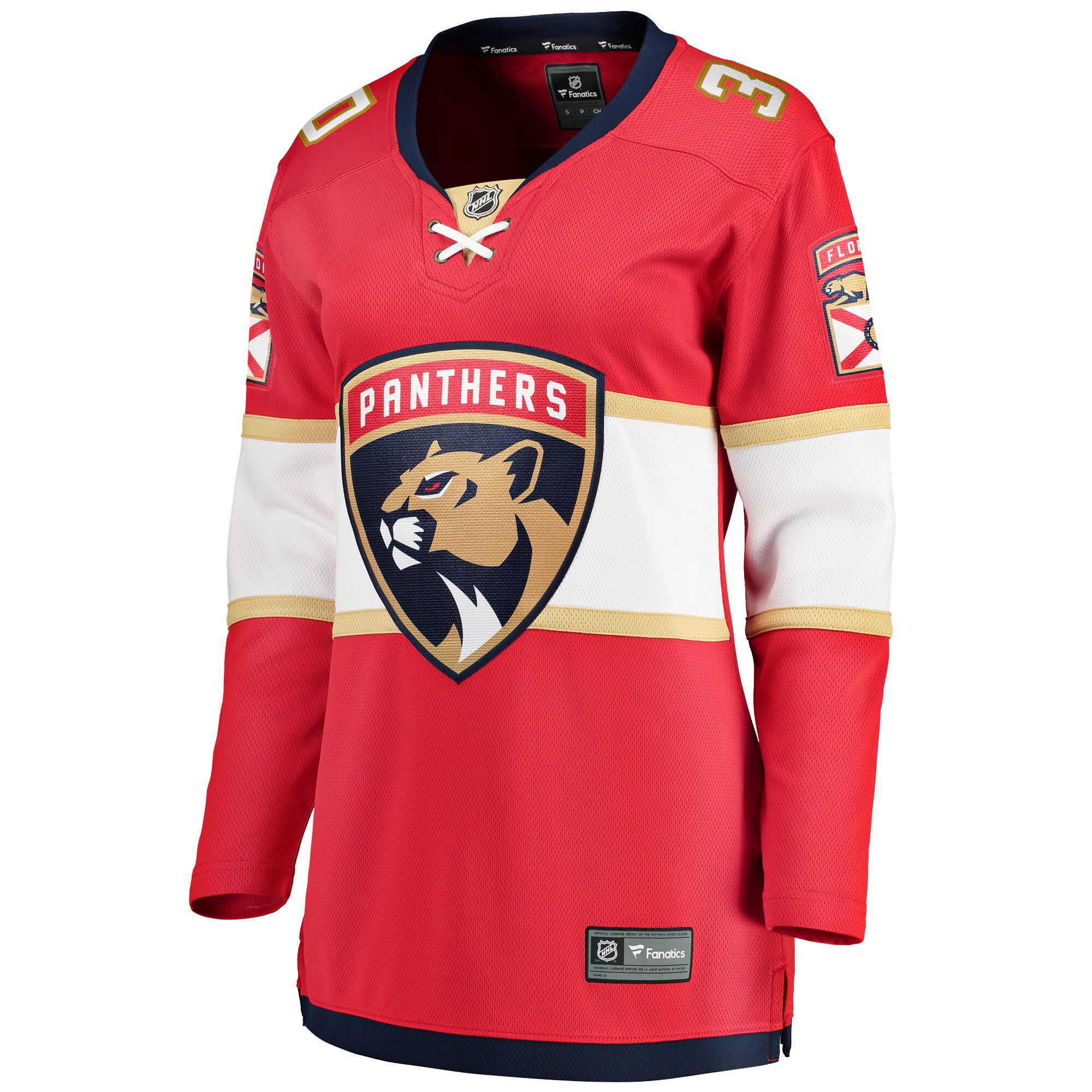 Spencer Knight Florida Panthers Fanatics Women's Home Breakaway Jersey - Red