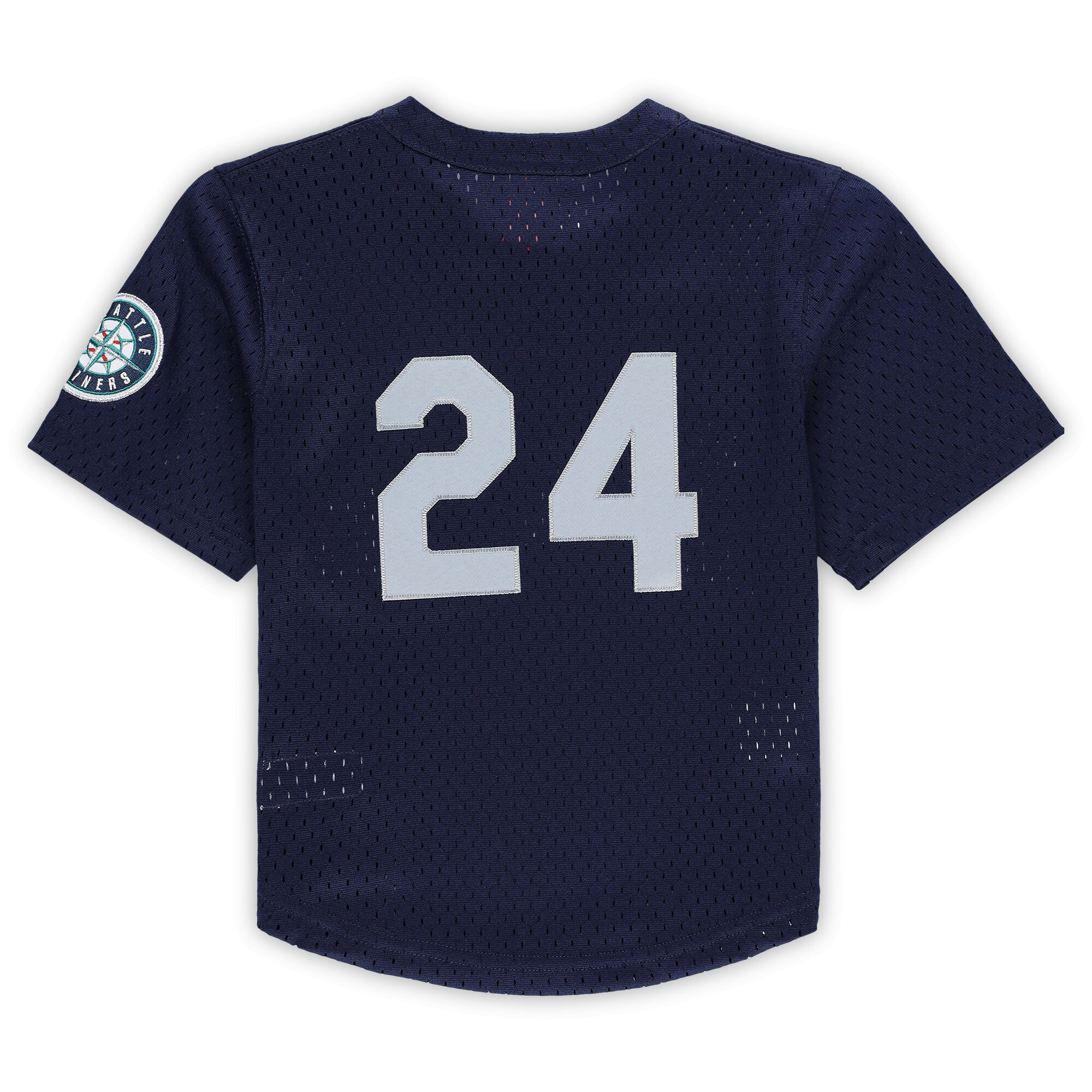 Ken Griffey Jr. Seattle Mariners Mitchell & Ness Toddler Cooperstown CollectionMesh Batting Practice Jersey - Navy