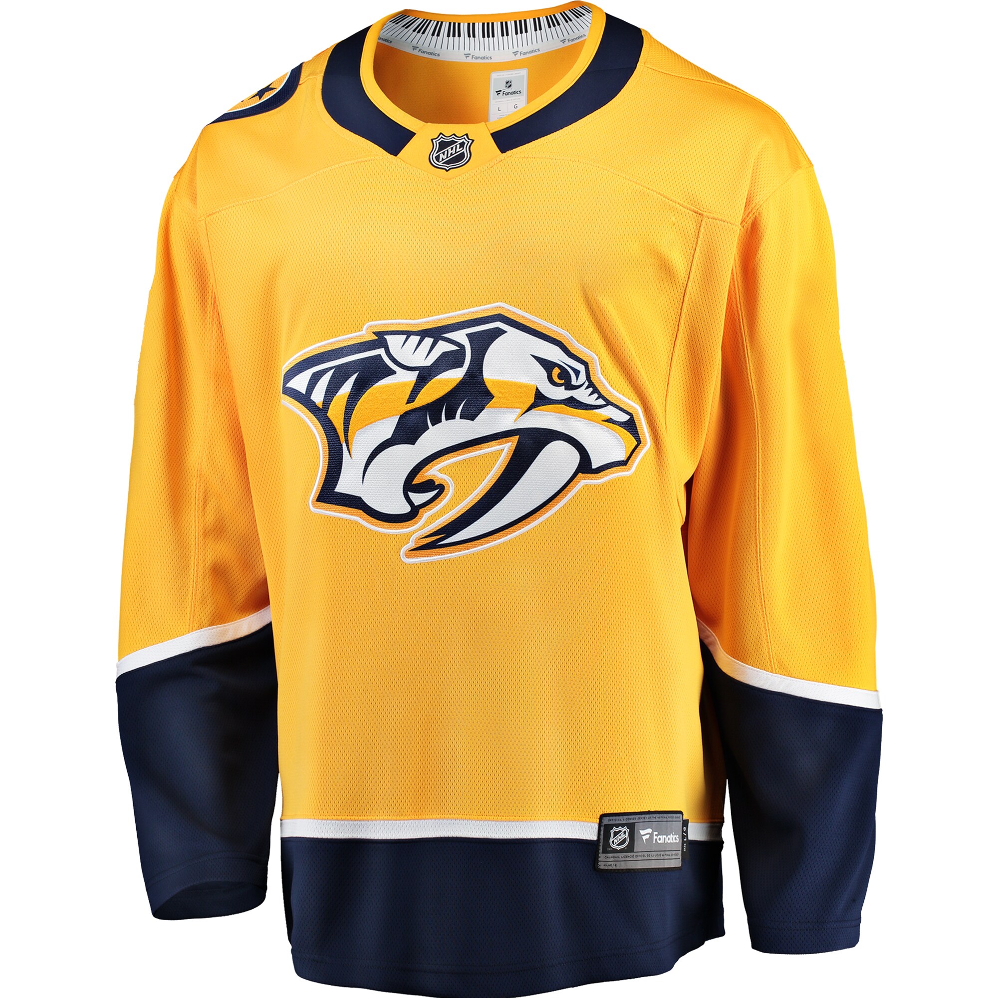 Nashville Predators Fanatics Breakaway Home Jersey - Gold