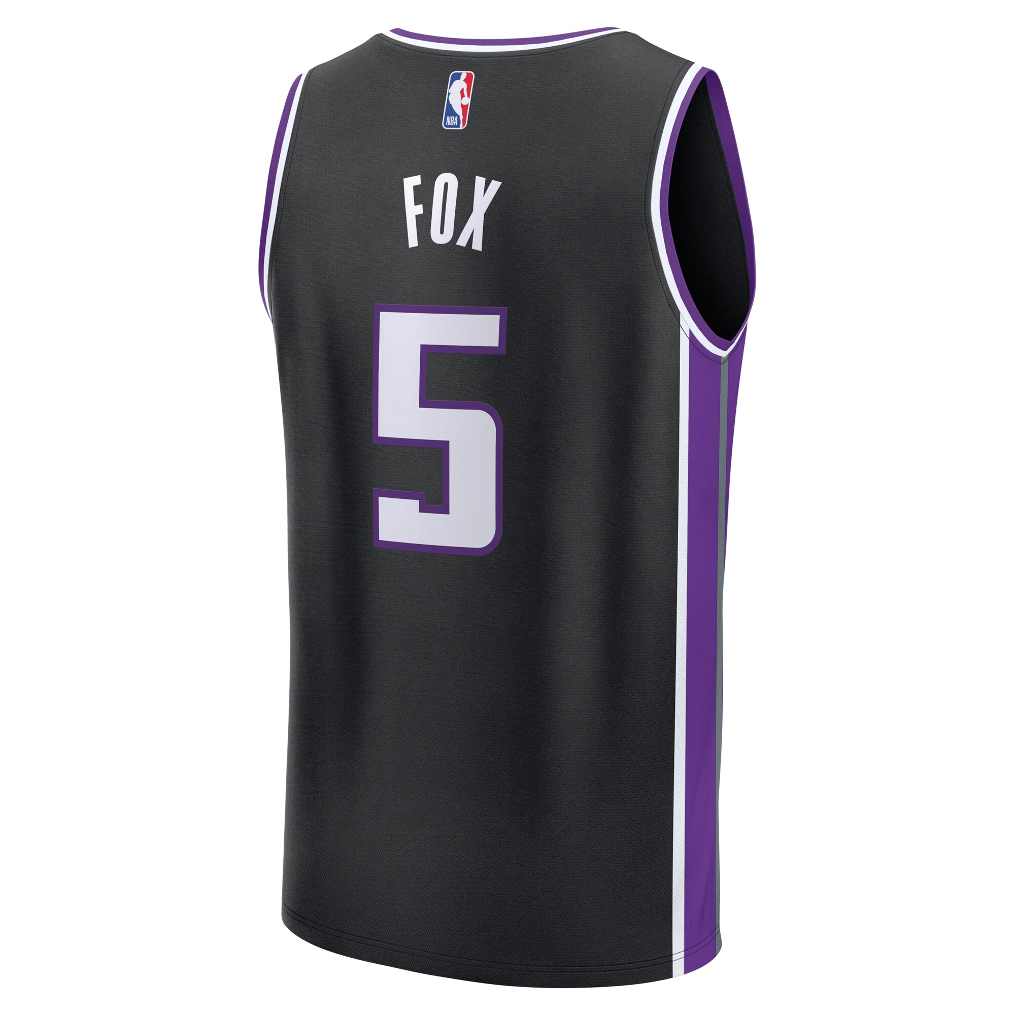 De'Aaron Fox Sacramento Kings Fanatics Fast Break Replica Player Jersey - Icon Edition - Black
