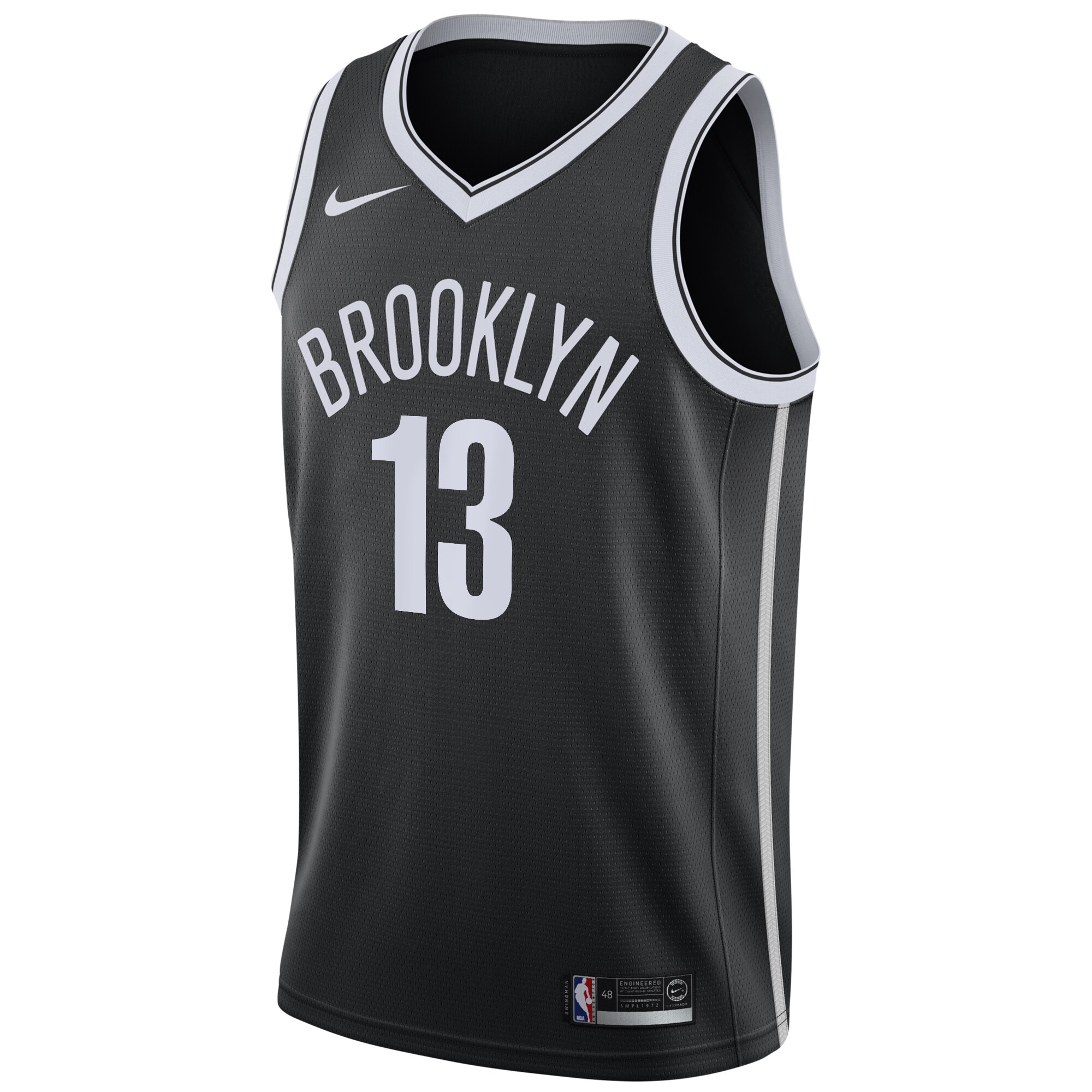 James Harden Brooklyn Nets 2020\/21 Swingman Jersey Black - Icon Edition