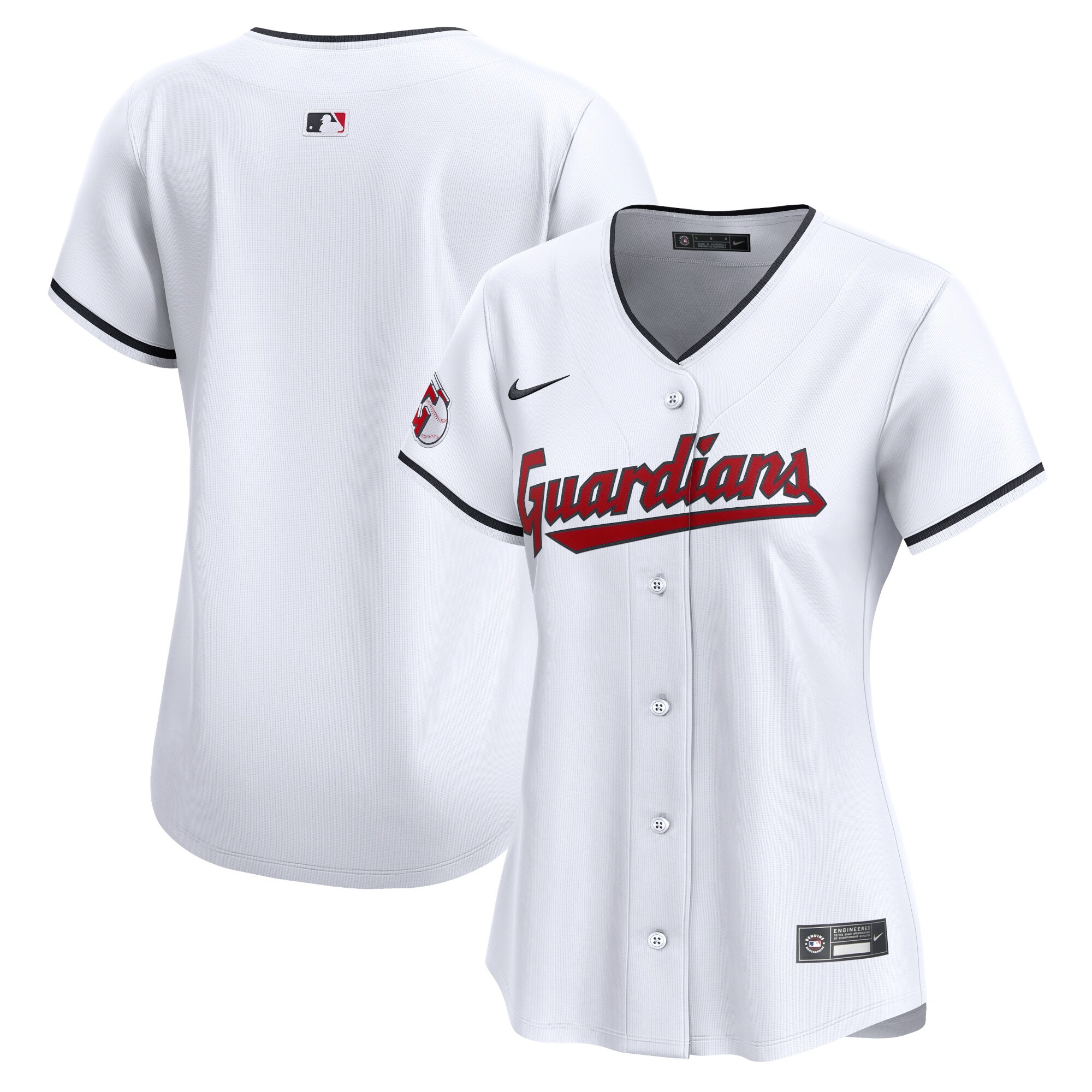 Cleveland Guardians  Women's Home Limited Jersey - White