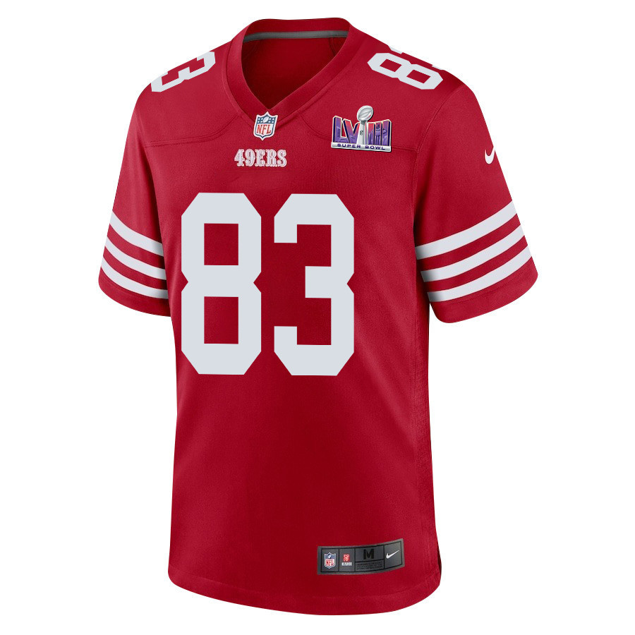 Willie Snead IV 83 San Francisco 49ers Super Bowl LVIII Patch Game Men Jersey - Scarlet