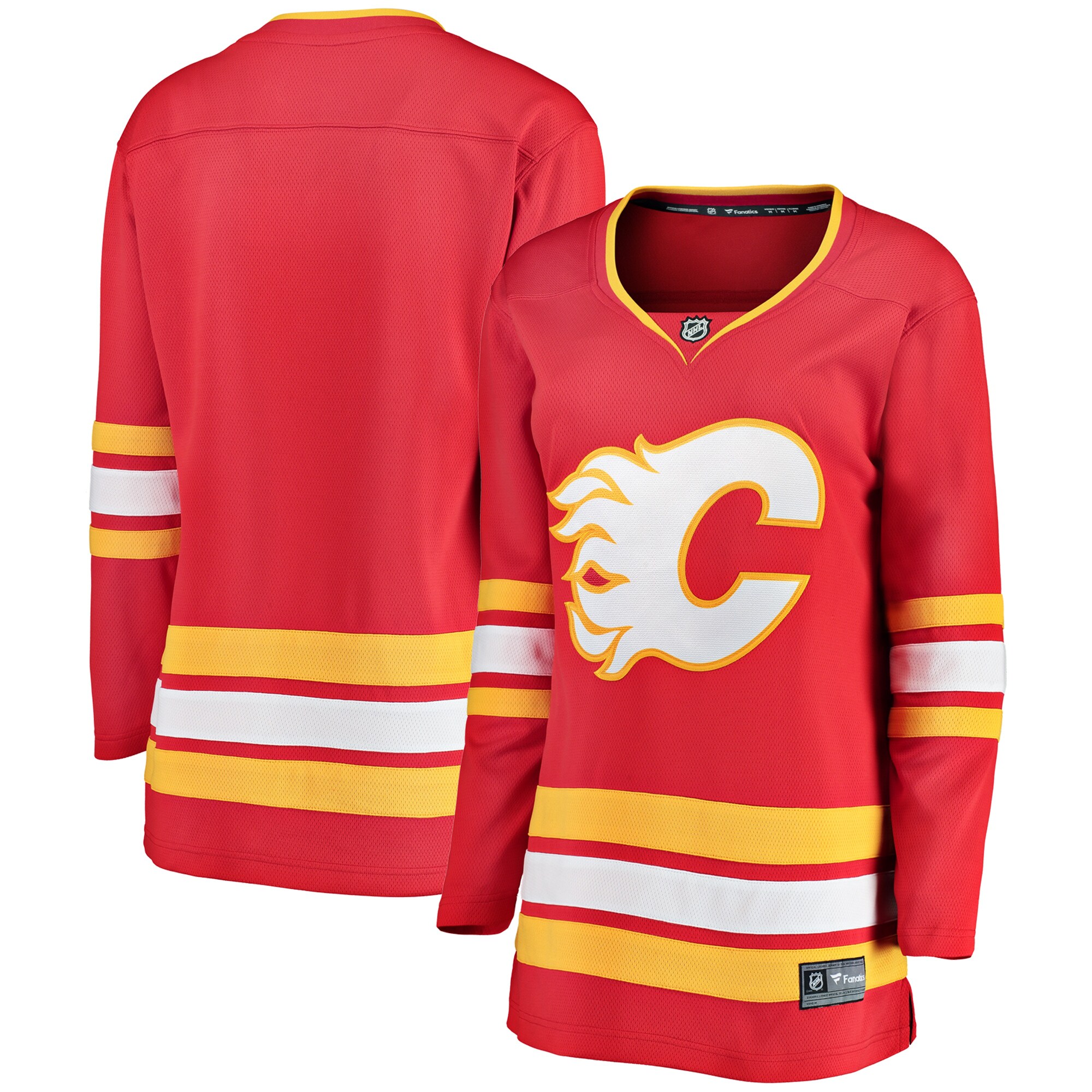 Calgary Flames Fanatics Women's Home Breakaway Jersey - Red