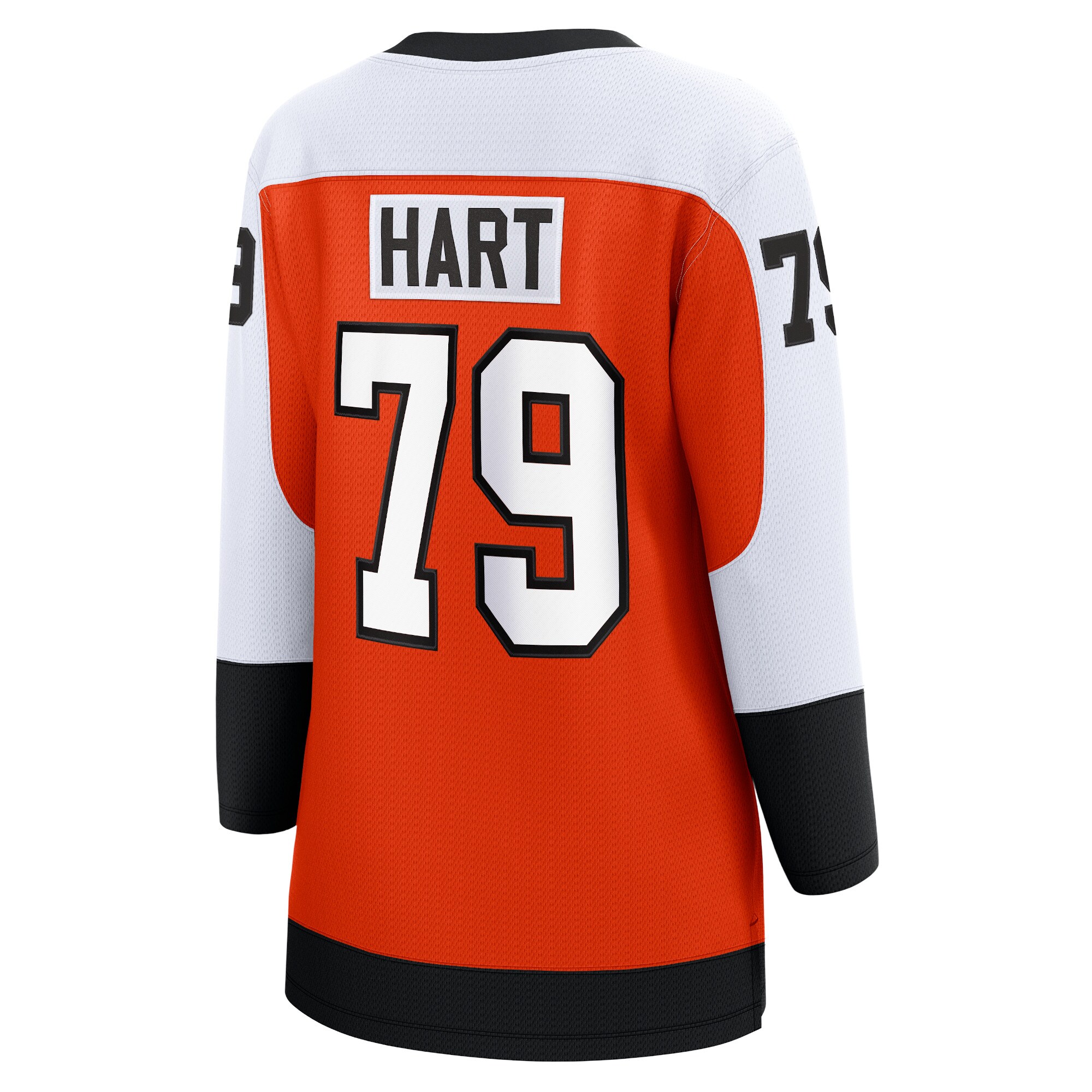 Carter Hart Philadelphia Flyers Fanatics Women's Home Premier Breakaway Player Jersey - Burnt Orange