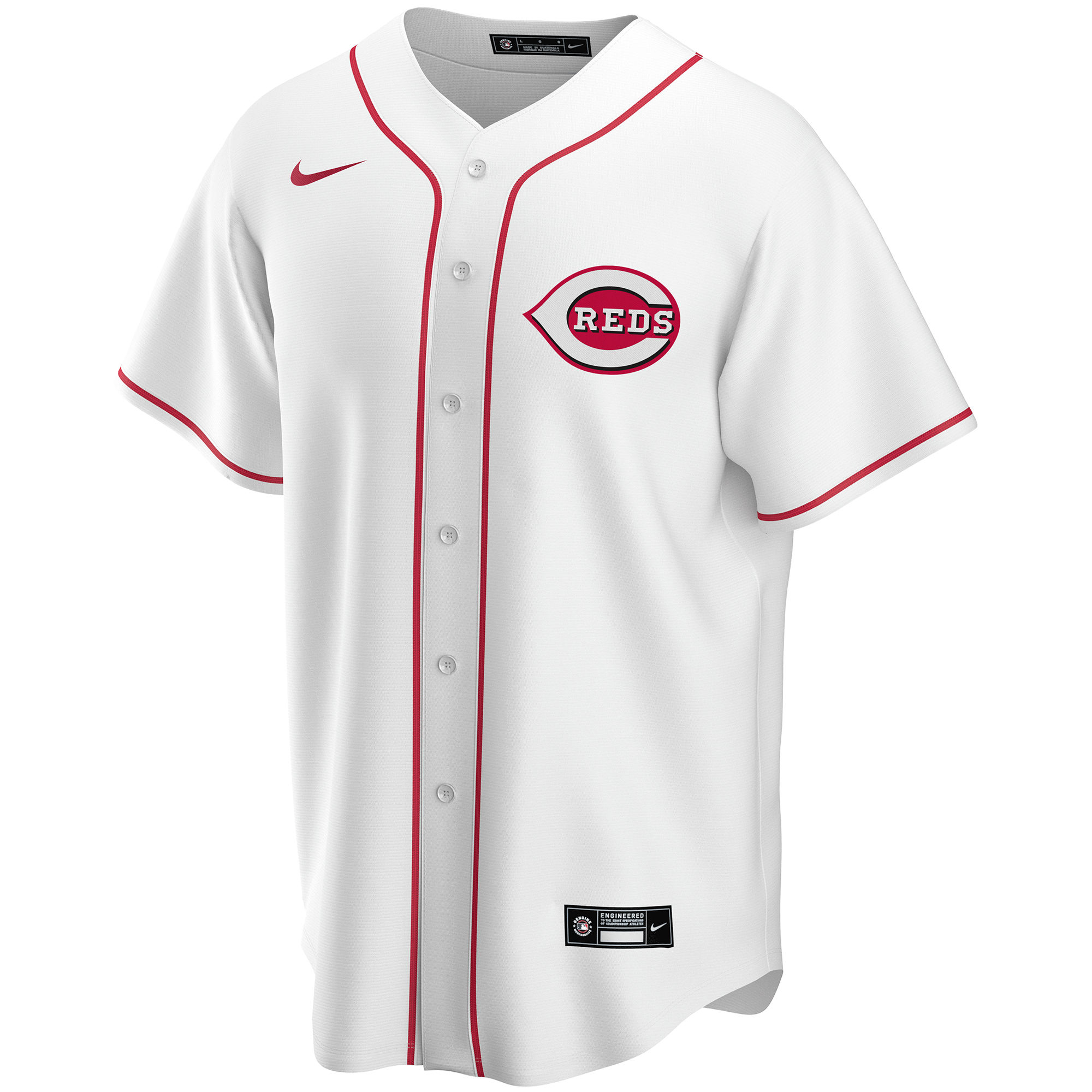Cincinnati Reds Home Pick-A-Player Retired Roster Replica Jersey - White