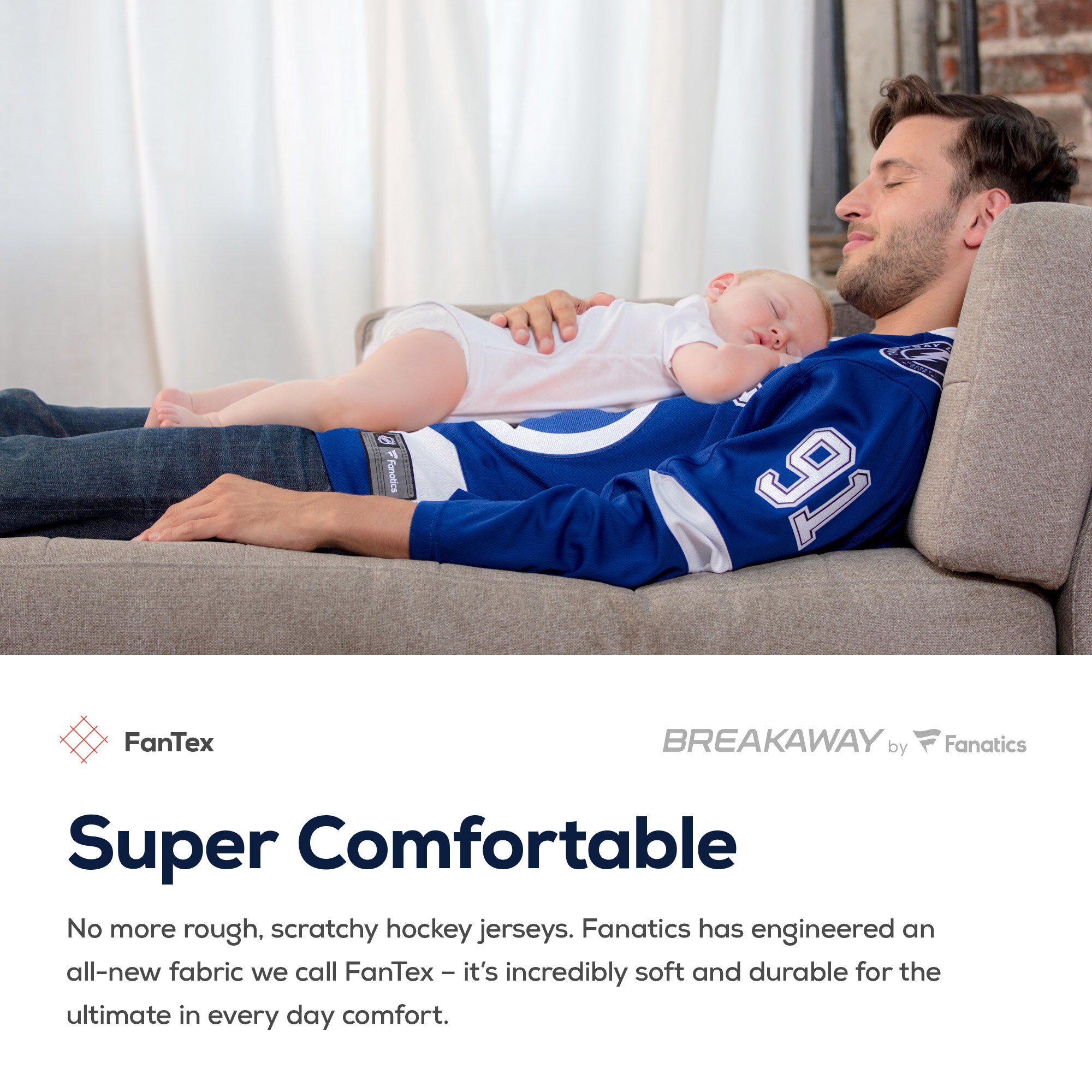 Victor Hedman Tampa Bay Lightning Fanatics Home Breakaway Player Jersey - Blue