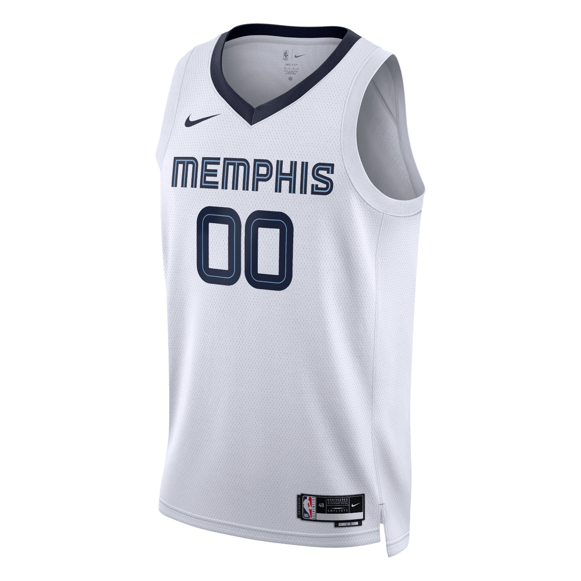 Memphis Grizzlies Unisex Swingman Custom Jersey White - Association Edition