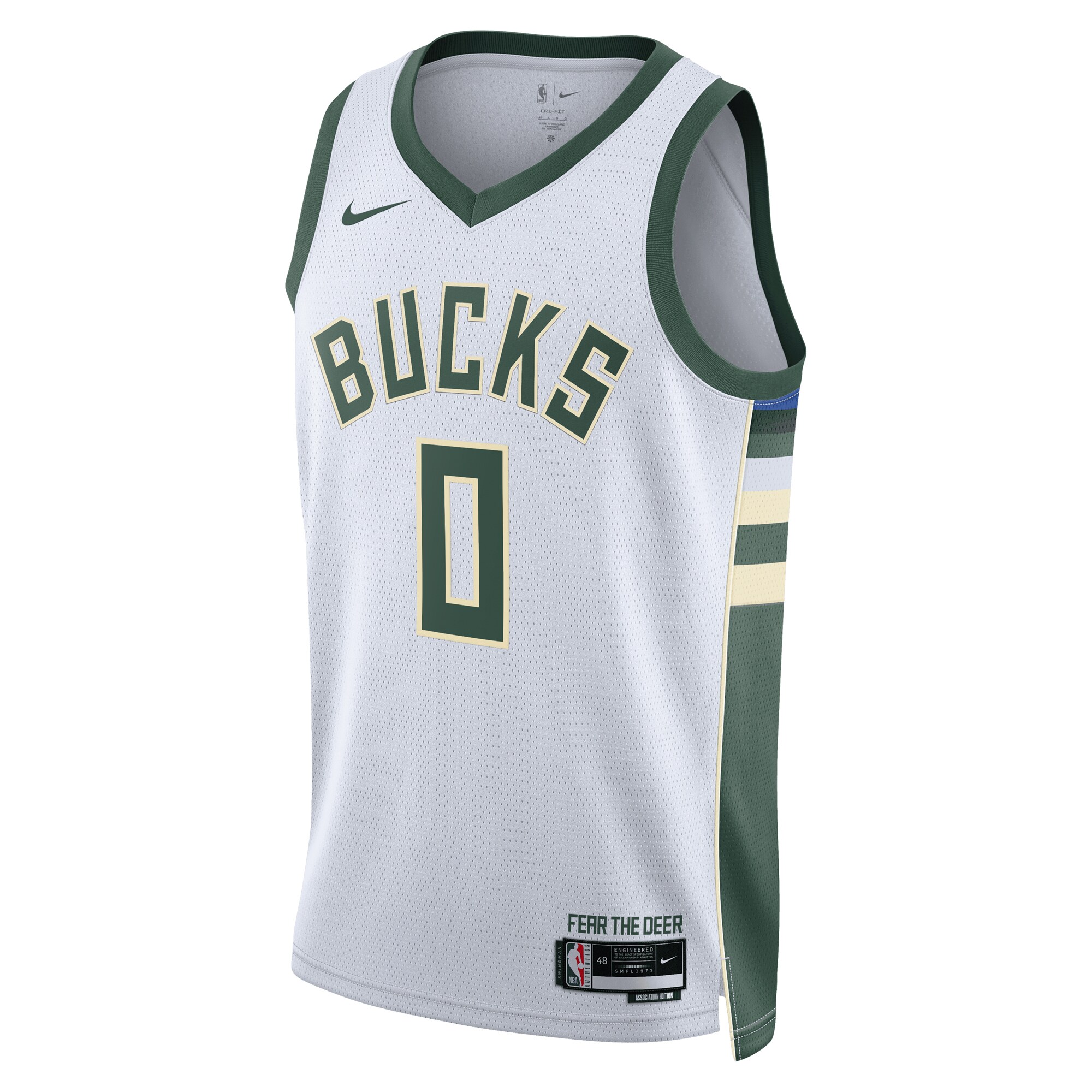 Damian Lillard Milwaukee Bucks Unisex Fear The Deer Swingman Player Jersey - Association Edition - White
