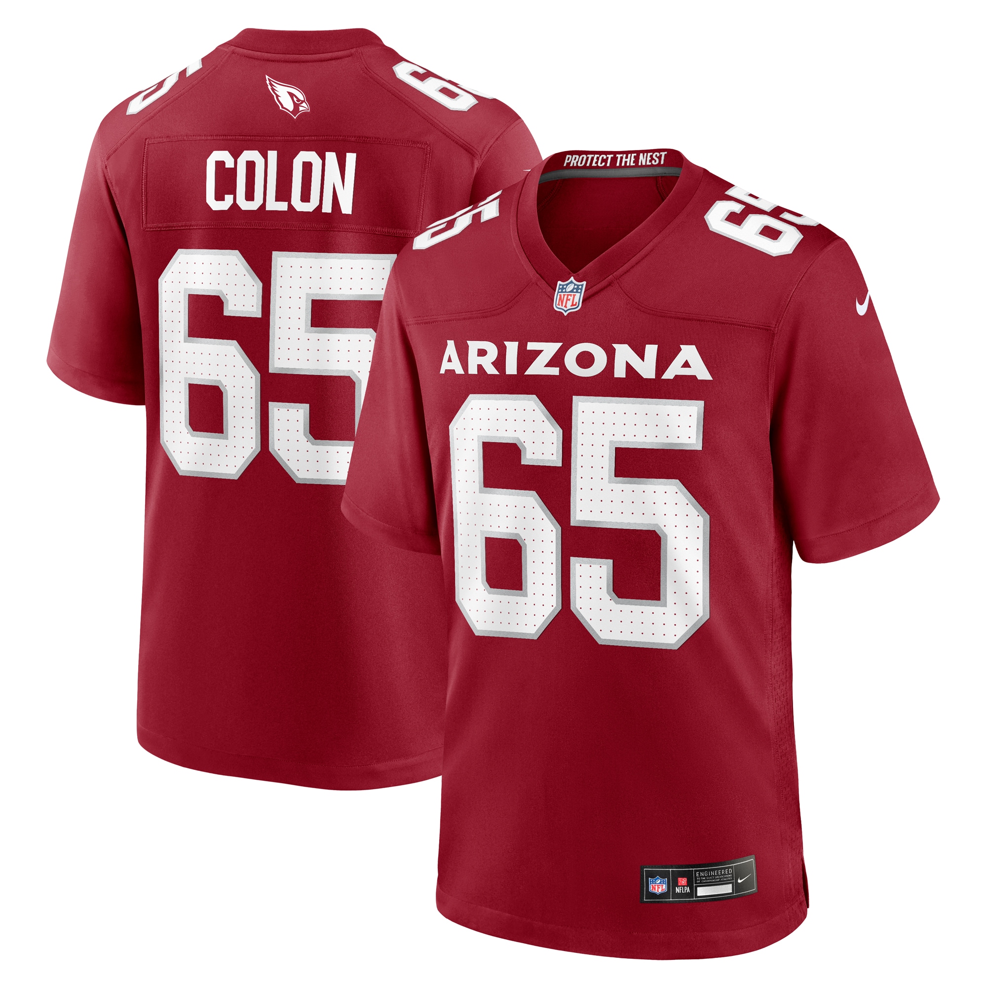 Trystan Colon Arizona Cardinals  Team Game Jersey -  Cardinal