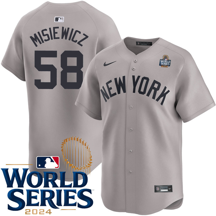 Anthony Misiewicz New York Yankees Road Limited World Series Jersey