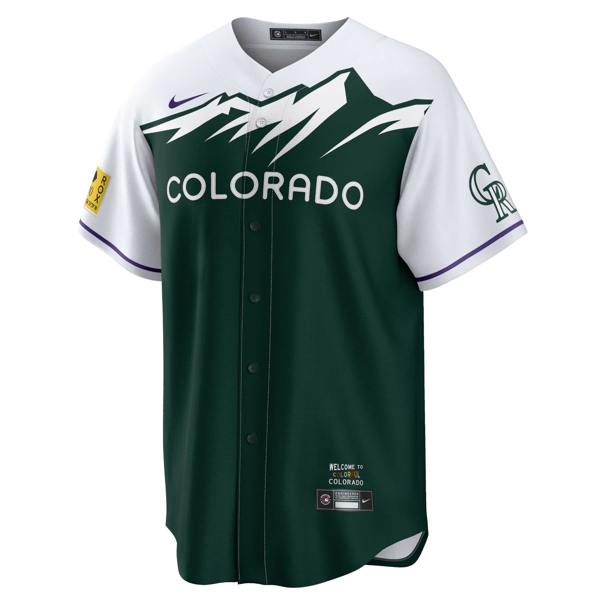 Kris Bryant Colorado Rockies City Connect Replica Player Jersey - Green