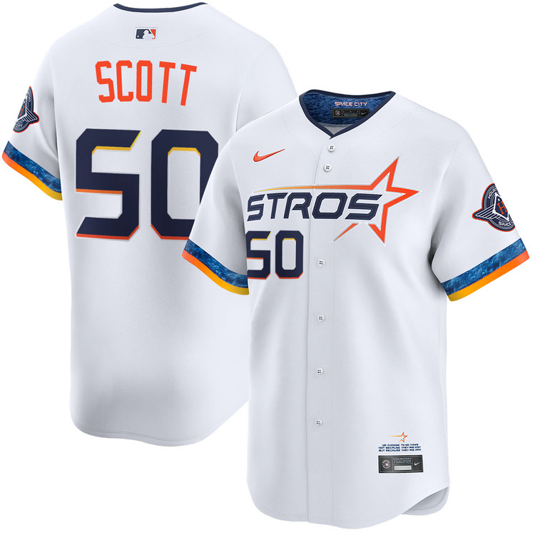 Tayler Scott Houston Astros City Connect 2.0 Limited Jersey