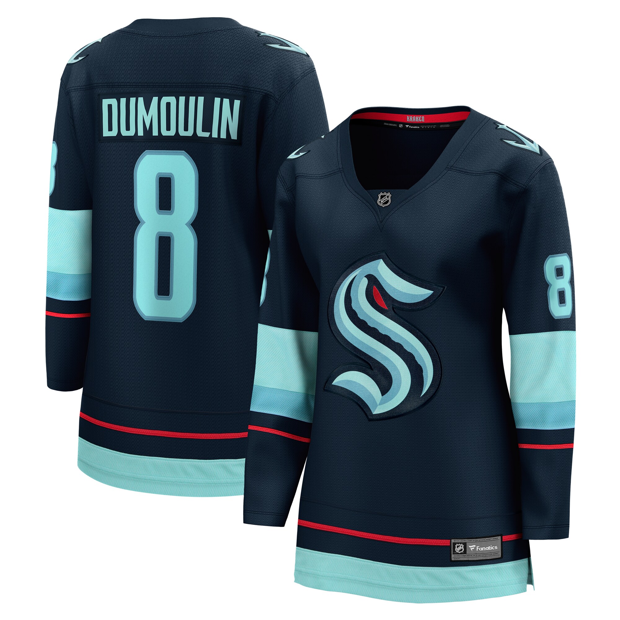 Brian Dumoulin Seattle Kraken Fanatics Women's Home Breakaway Player Jersey - Deep Sea Blue