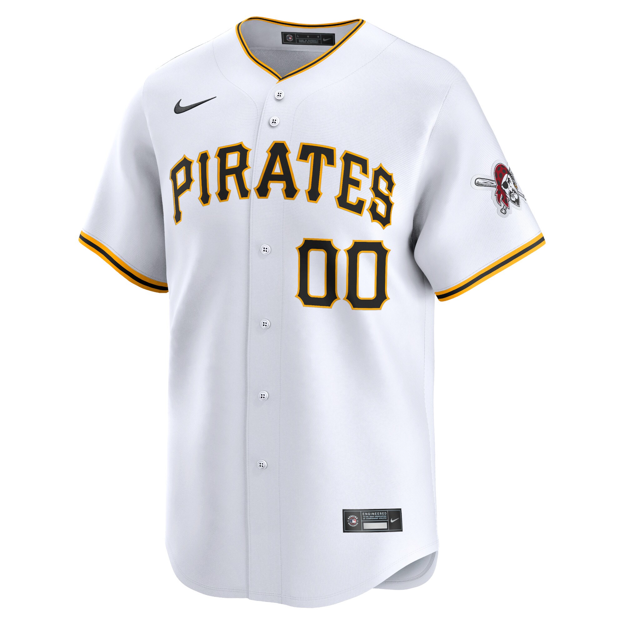 Pittsburgh Pirates Home Limited Pick-A-Player Retired Roster Jersey - White