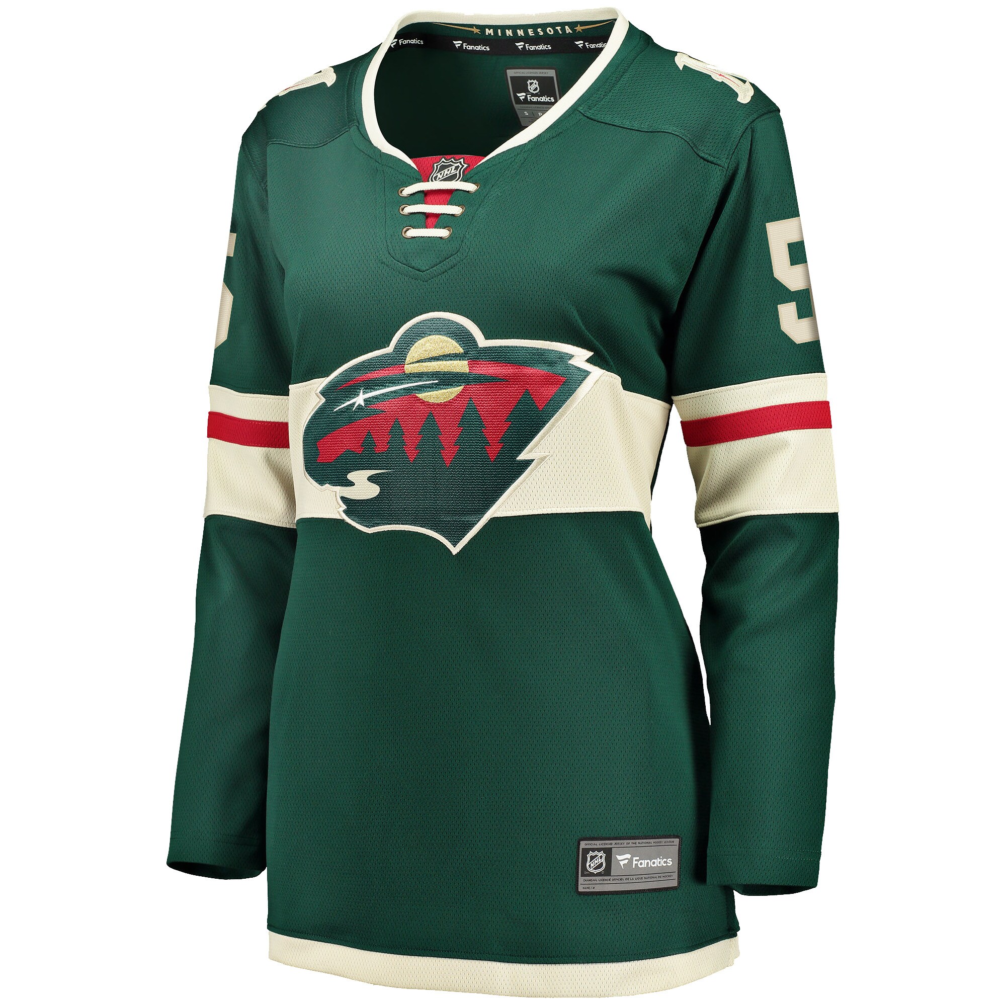 Jake Middleton Minnesota Wild Fanatics Women's Home Breakaway Player Jersey - Green