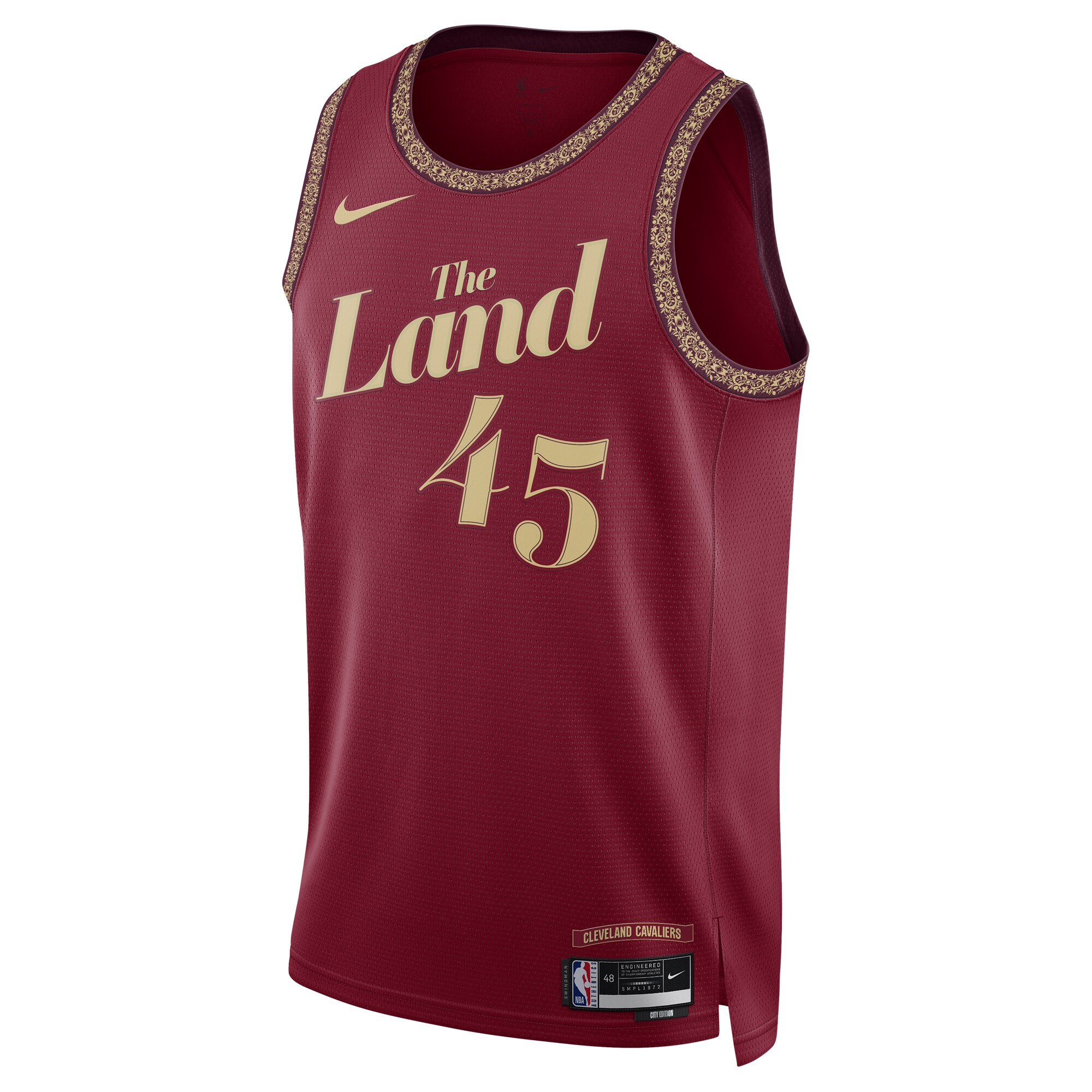 Donovan Mitchell Cleveland Cavaliers Unisex 2023\/24 Swingman Jersey - Wine - City Edition