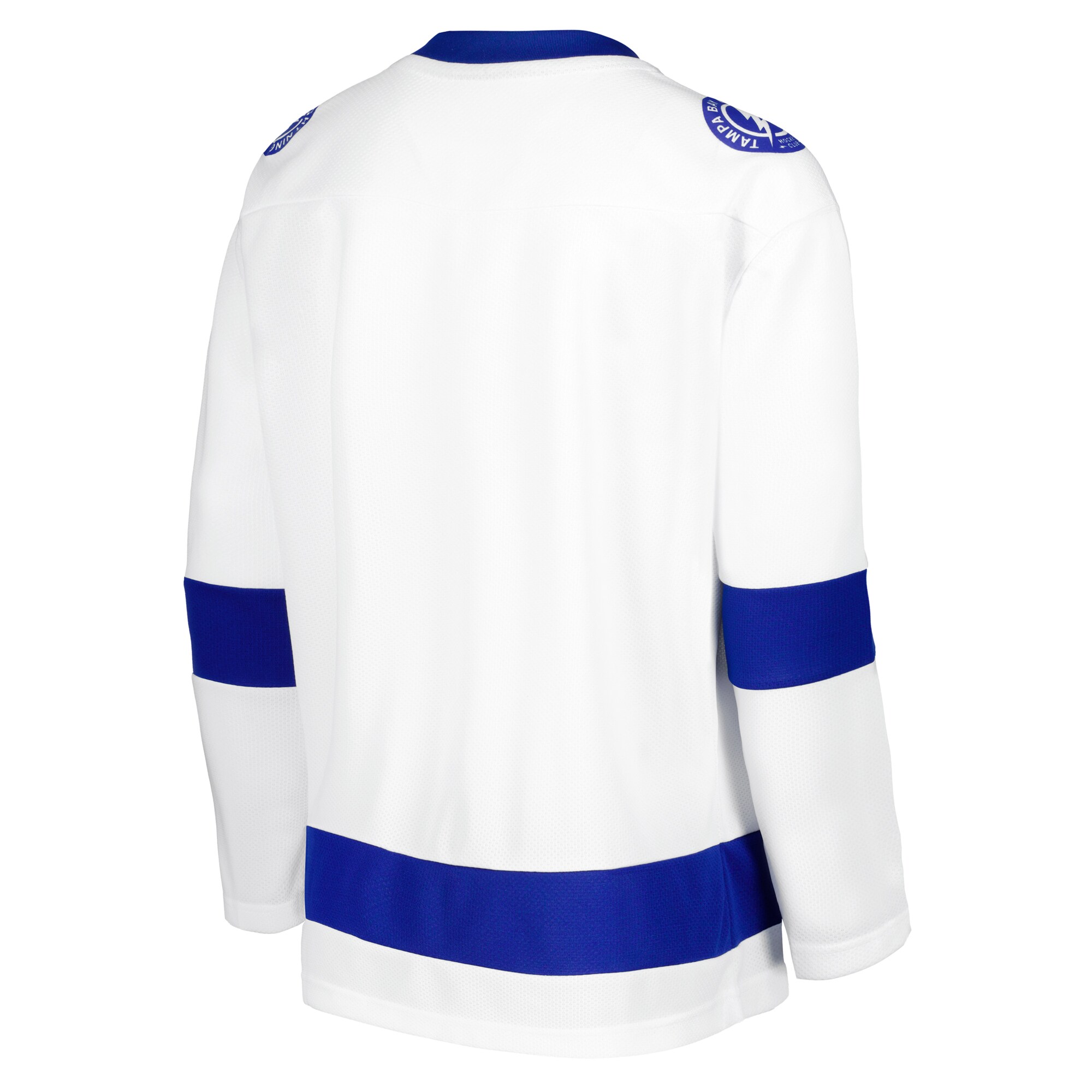 Tampa Bay Lightning Fanatics Youth Away Replica Blank Jersey - White