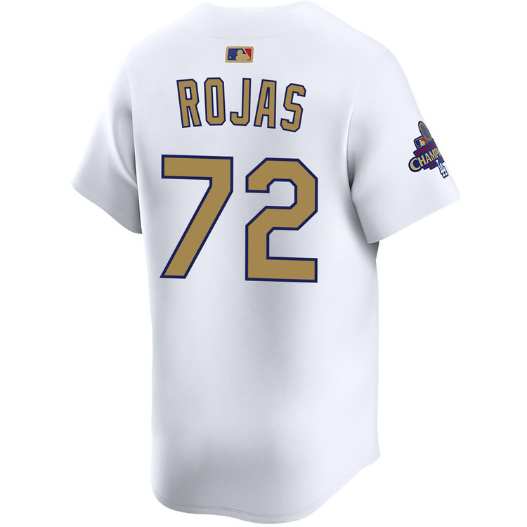 Miguel Rojas Los Angeles Dodgers Home 2025 Gold Collection Limited Jersey