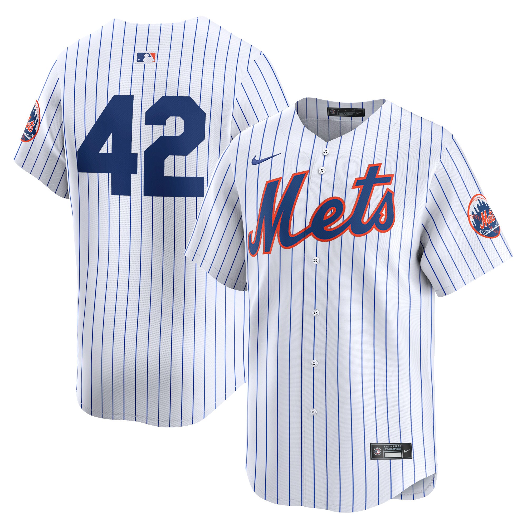 New York Mets  2024 Jackie Robinson Day Home Limited Jersey White